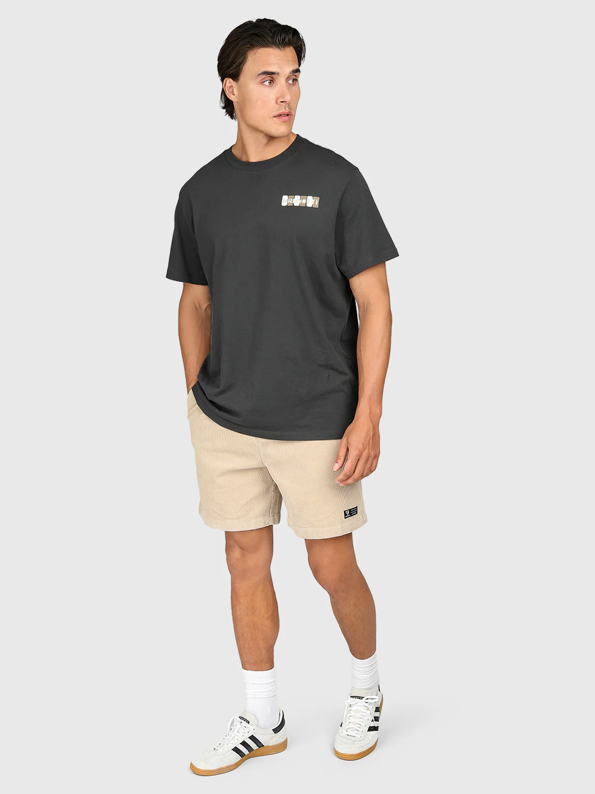 Ace Men Walk Shorts | Feather Grey - Image 3