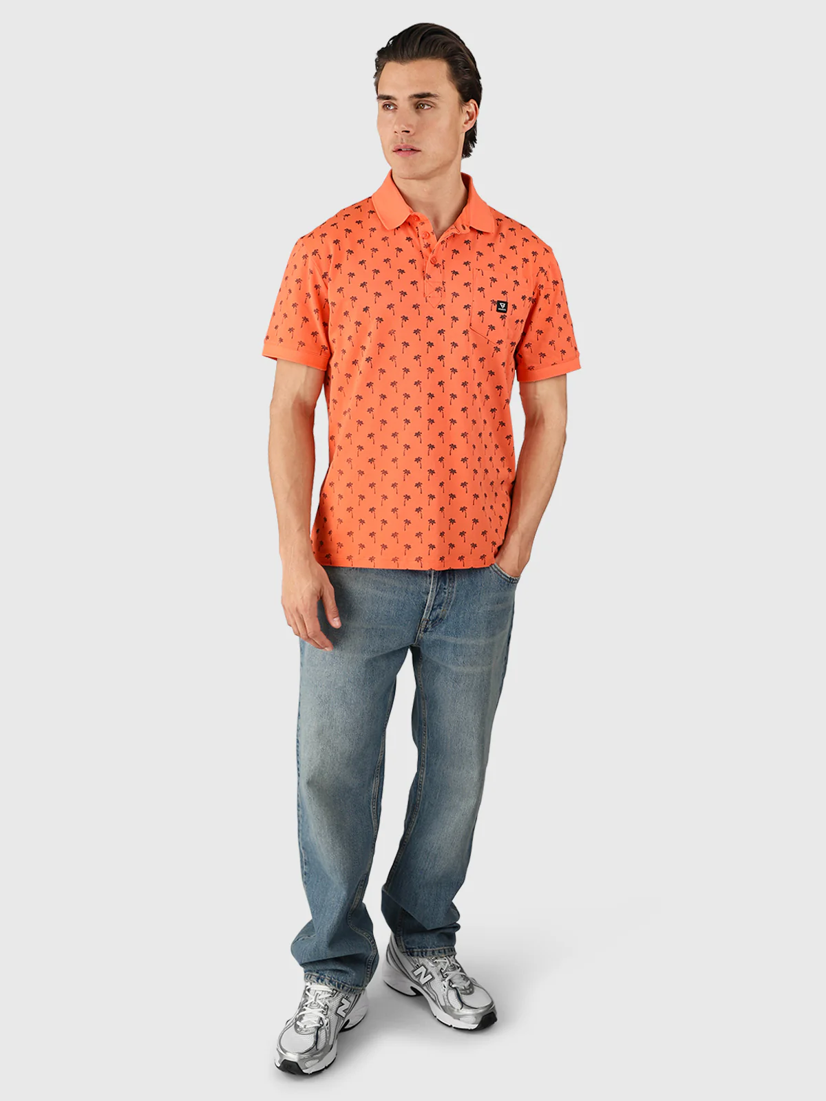 Addax-AO Men Polo | Melon - Image 7