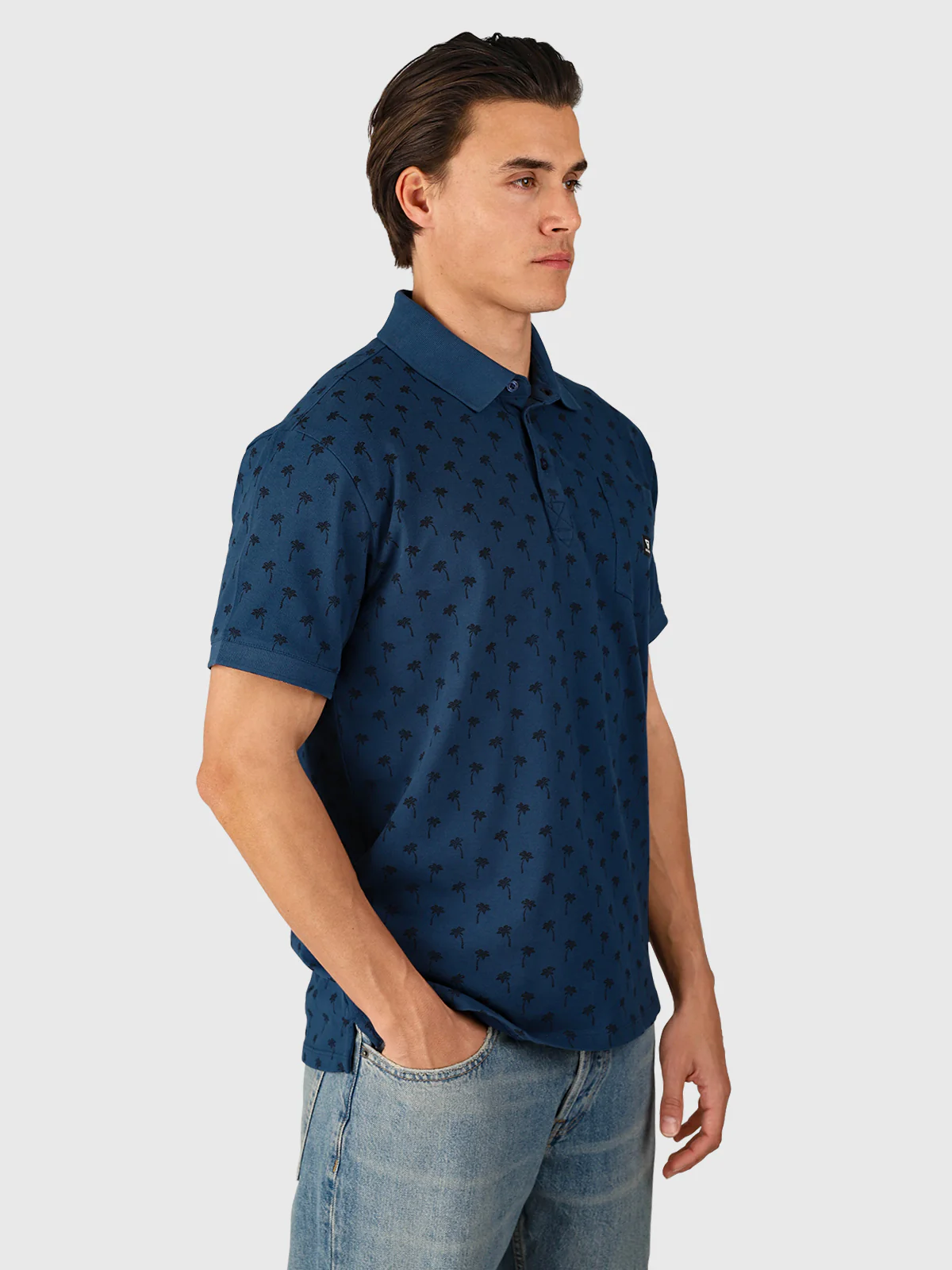 Addax-AO Men Polo | Night Blue - Image 3