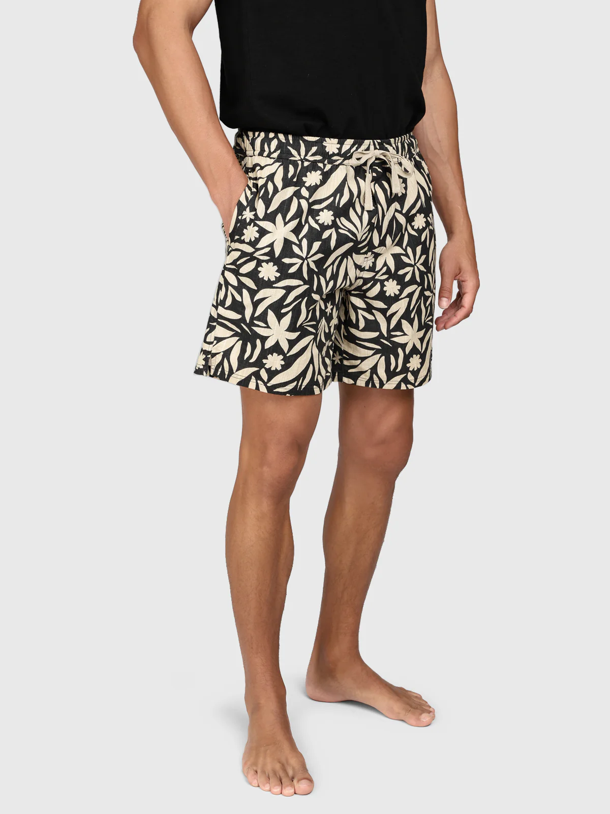Aiden Men Walk Shorts | Feather Grey - Image 5