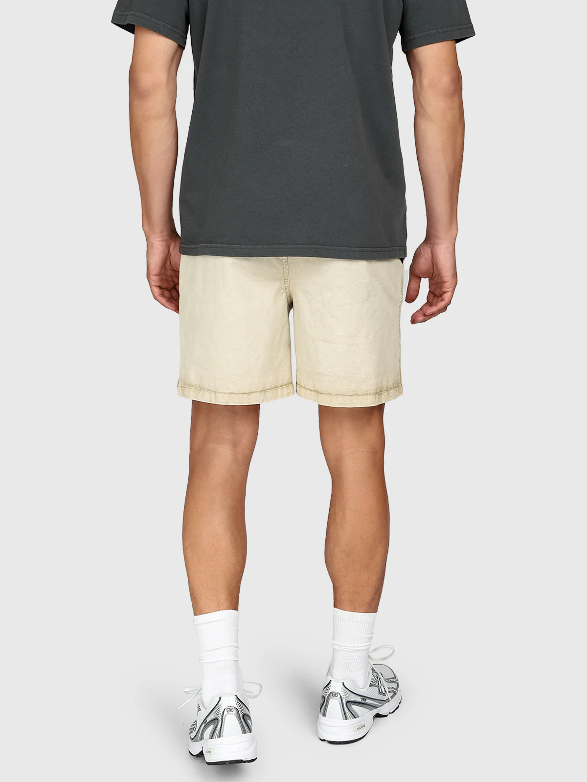 Alec Men Walk Shorts | Feather Grey - Image 4