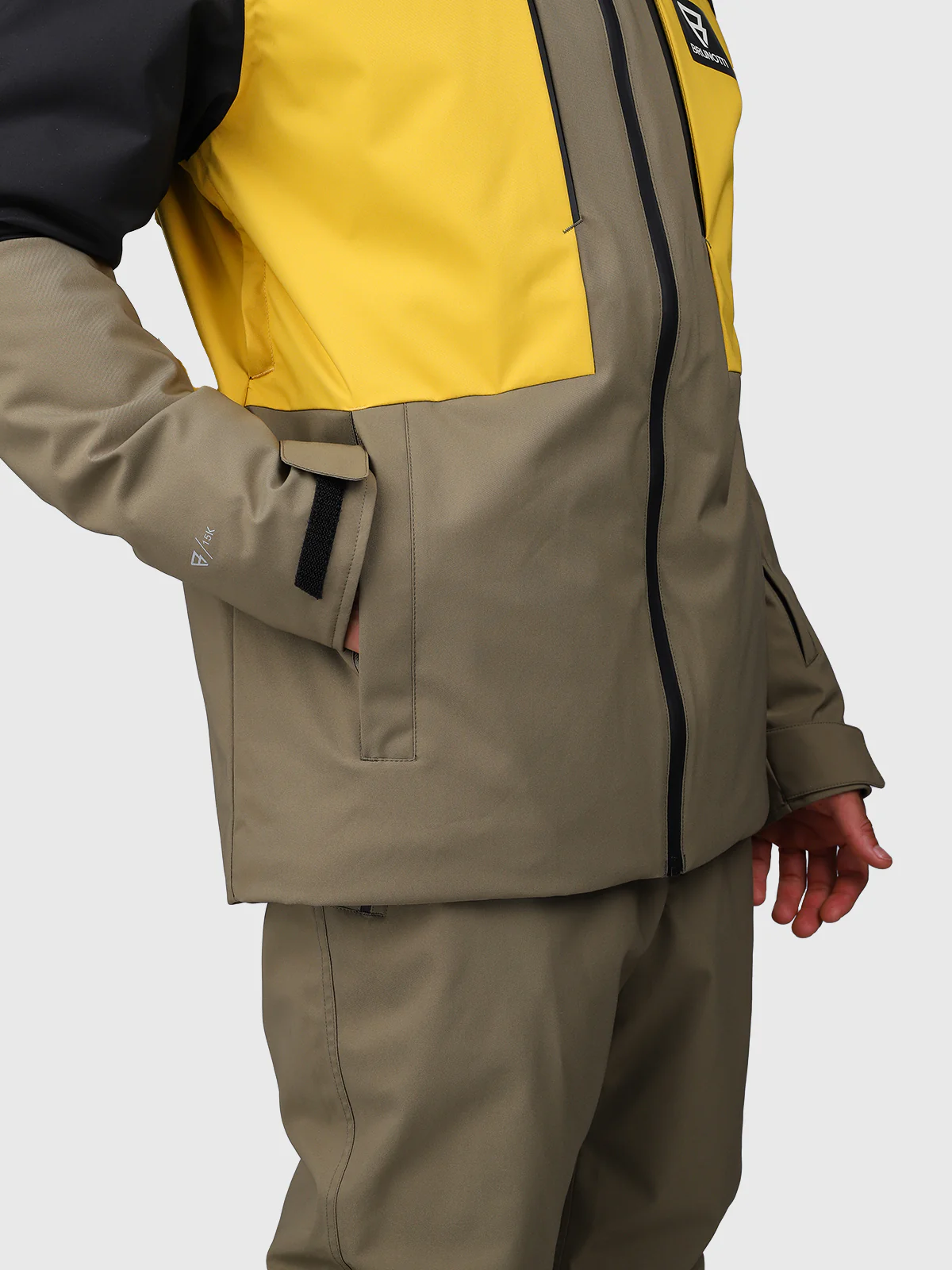 Aratin Men Snow Jacket | Dusky Green - Image 12
