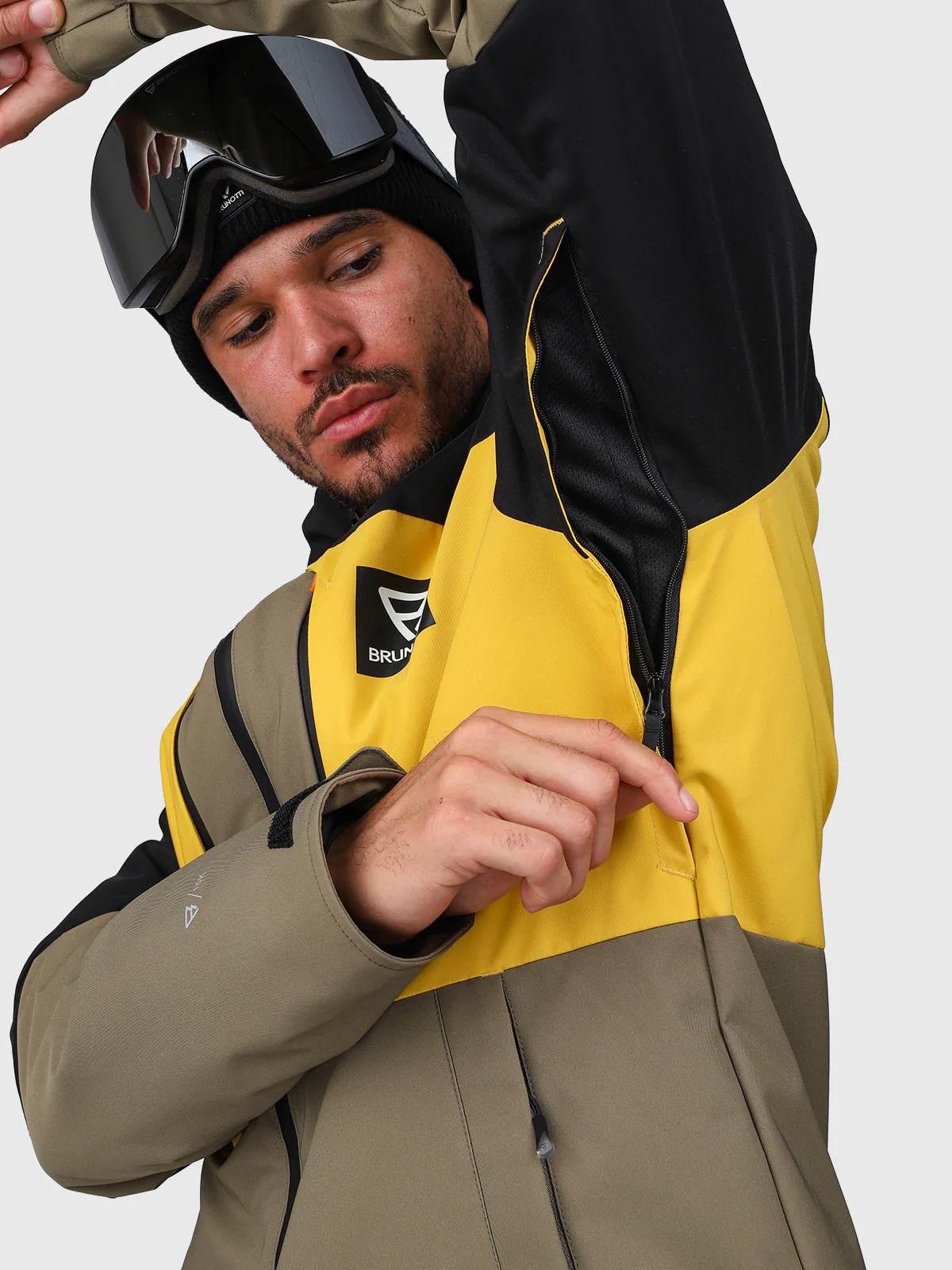 Aratin Men Snow Jacket | Dusky Green - Image 14