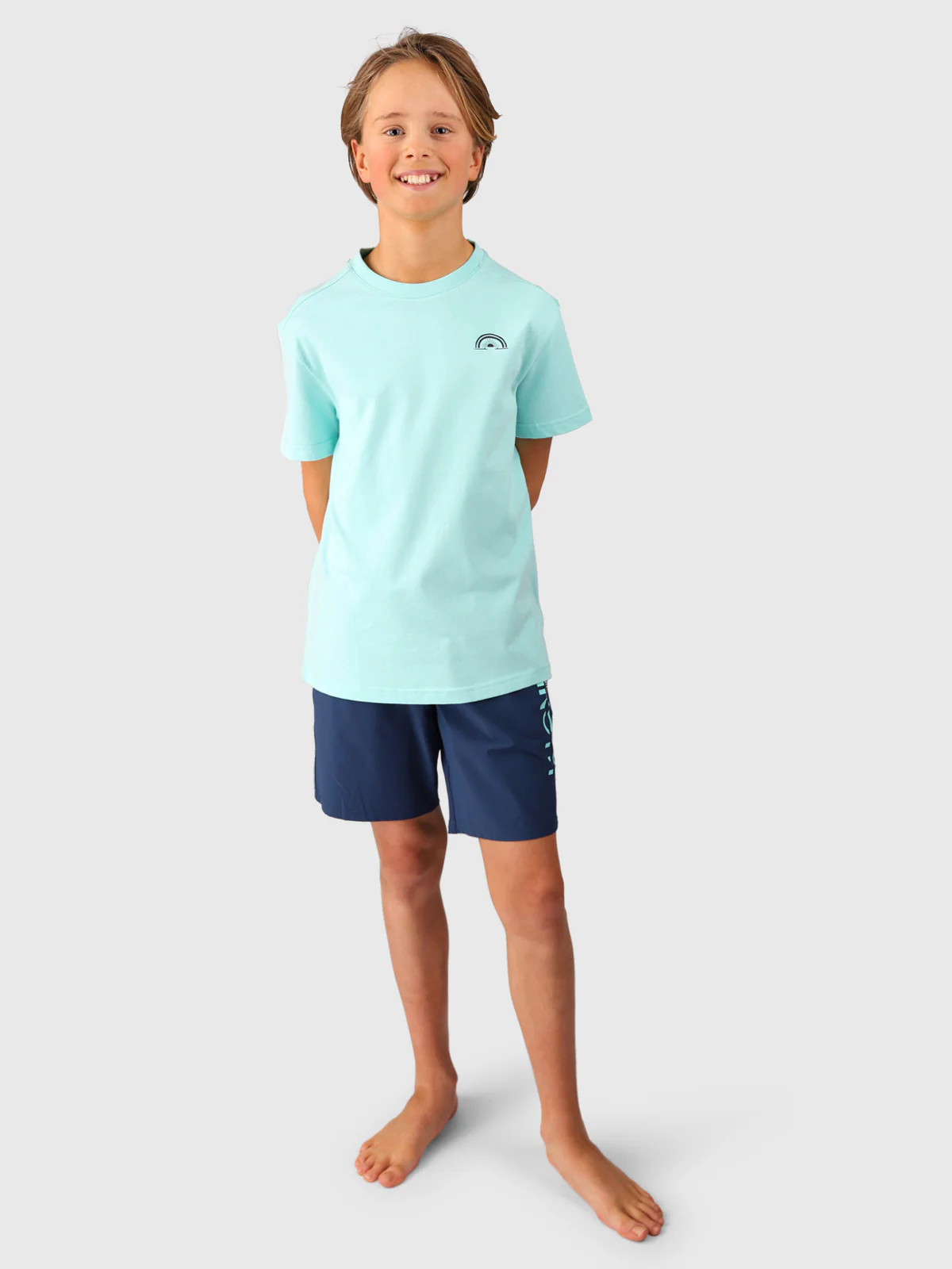 Archian Boys T-shirt | Aruba Blue - Image 5