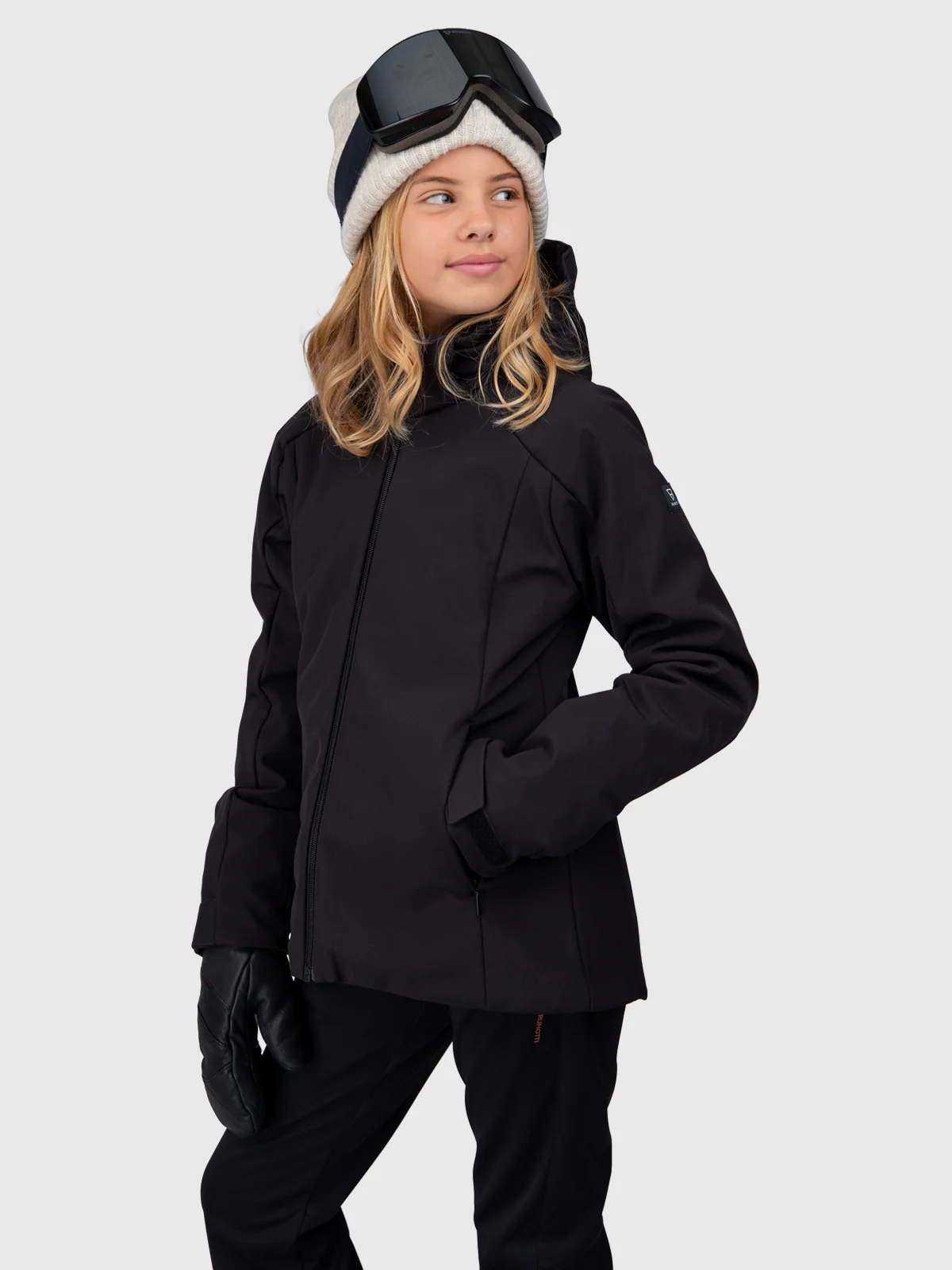 Ariasy Girls Softshell Jacket | Black - Image 4