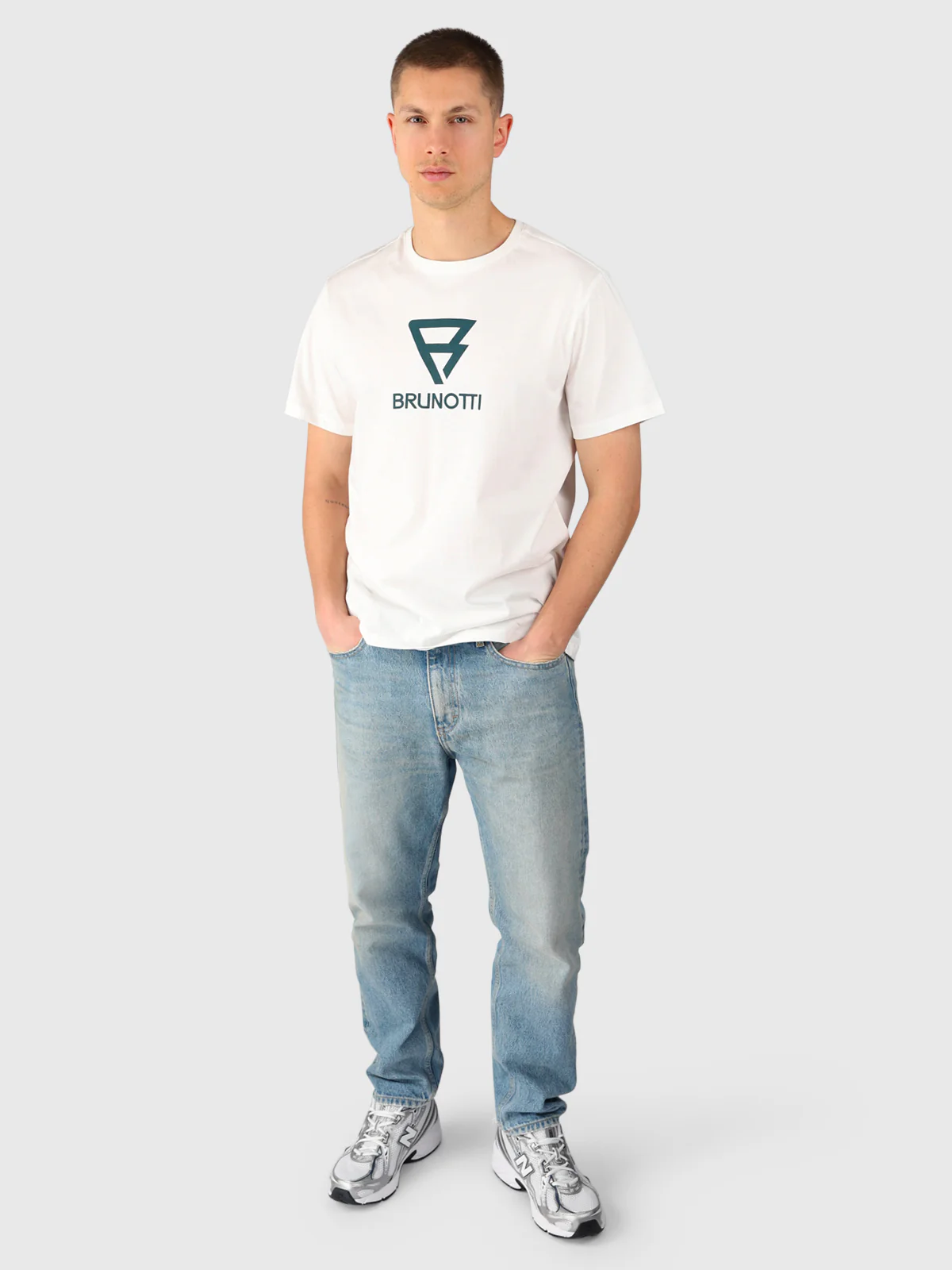 Aron Men T-shirt | Snow - Image 5