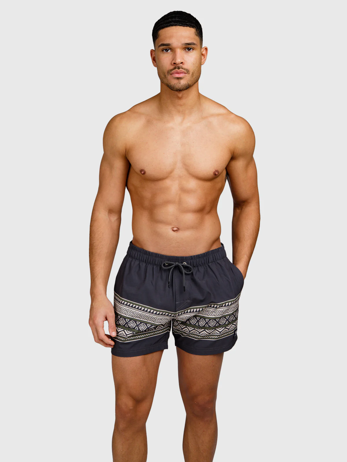 Arvide Men Swim Shorts | Pirate Black