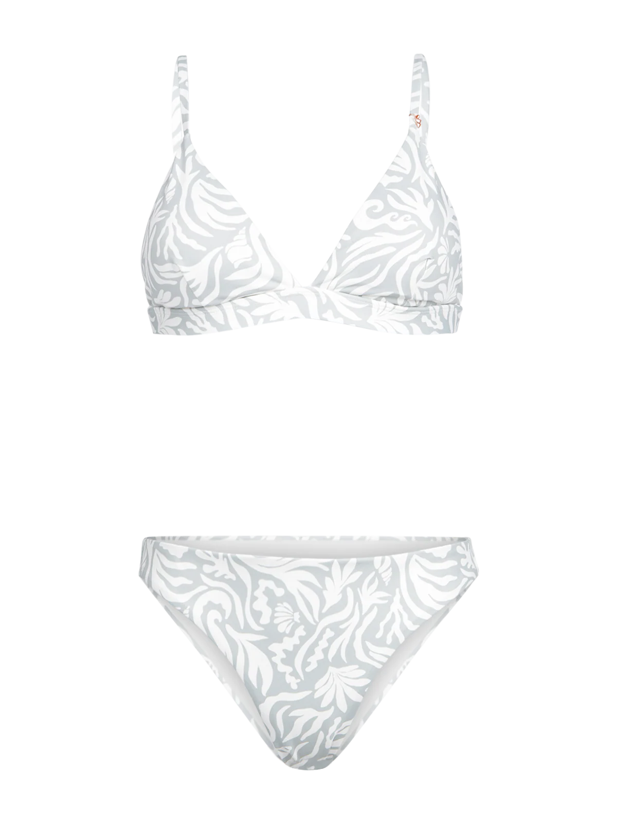Aurely-Print Women Bikini | Aqua Grey - Image 7