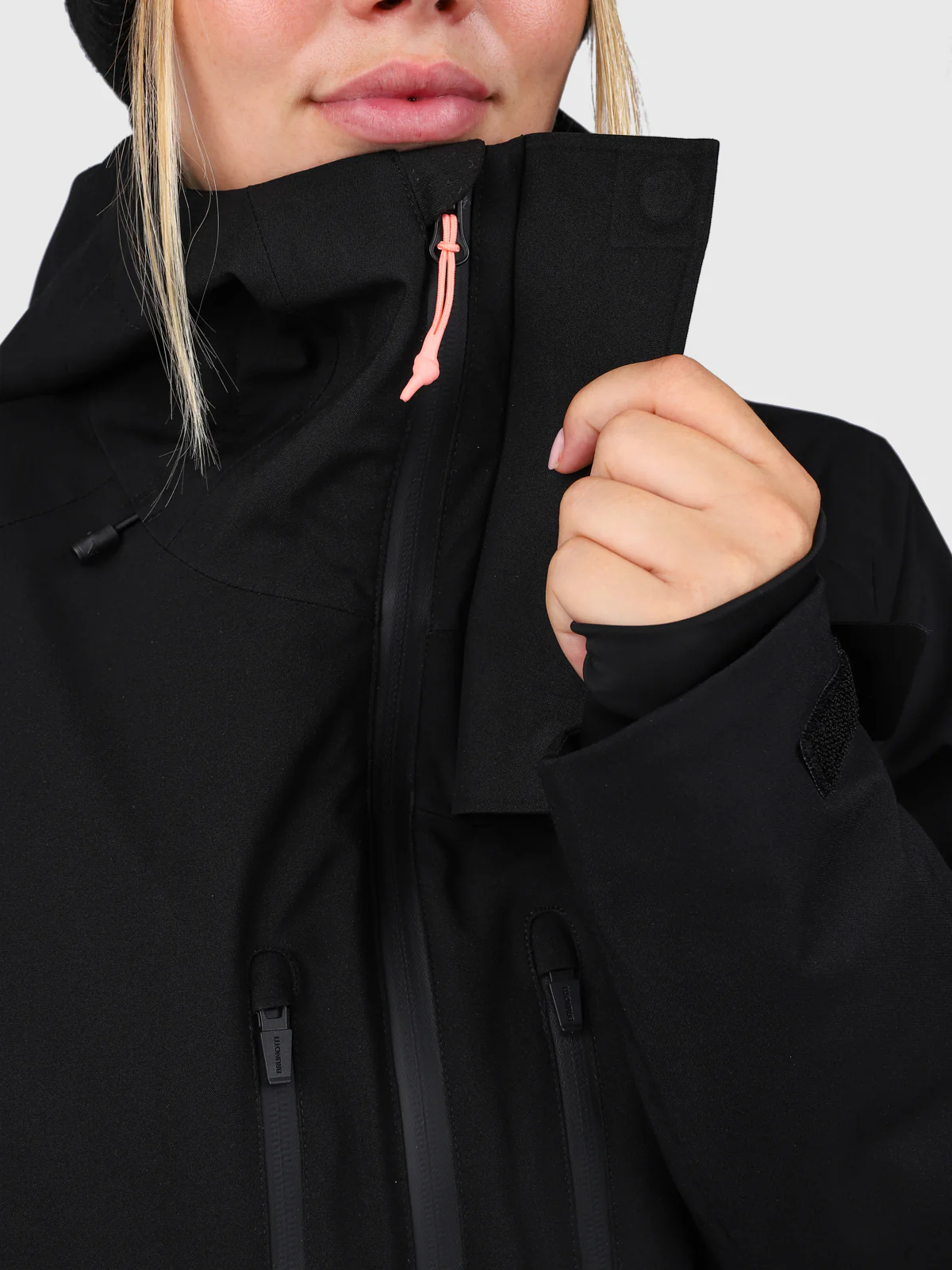 Avamena Women Snow Jacket | Black - Image 12