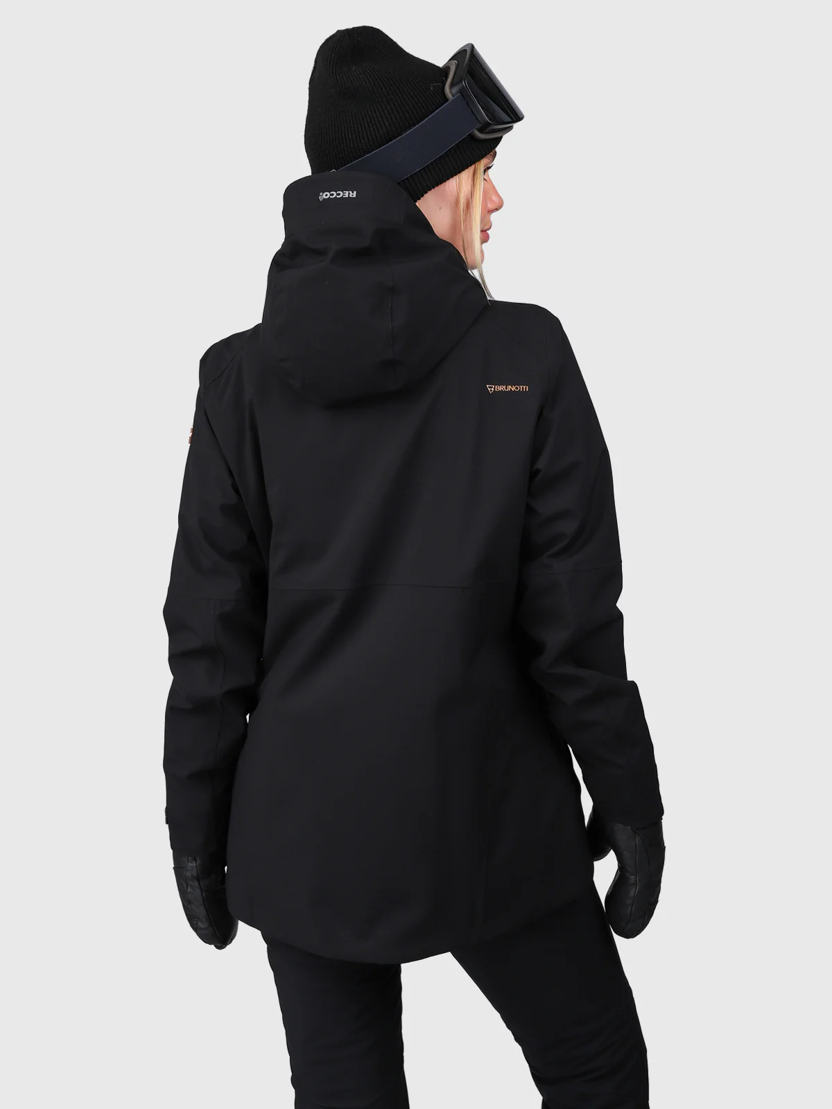 Avamena Women Snow Jacket | Black - Image 3