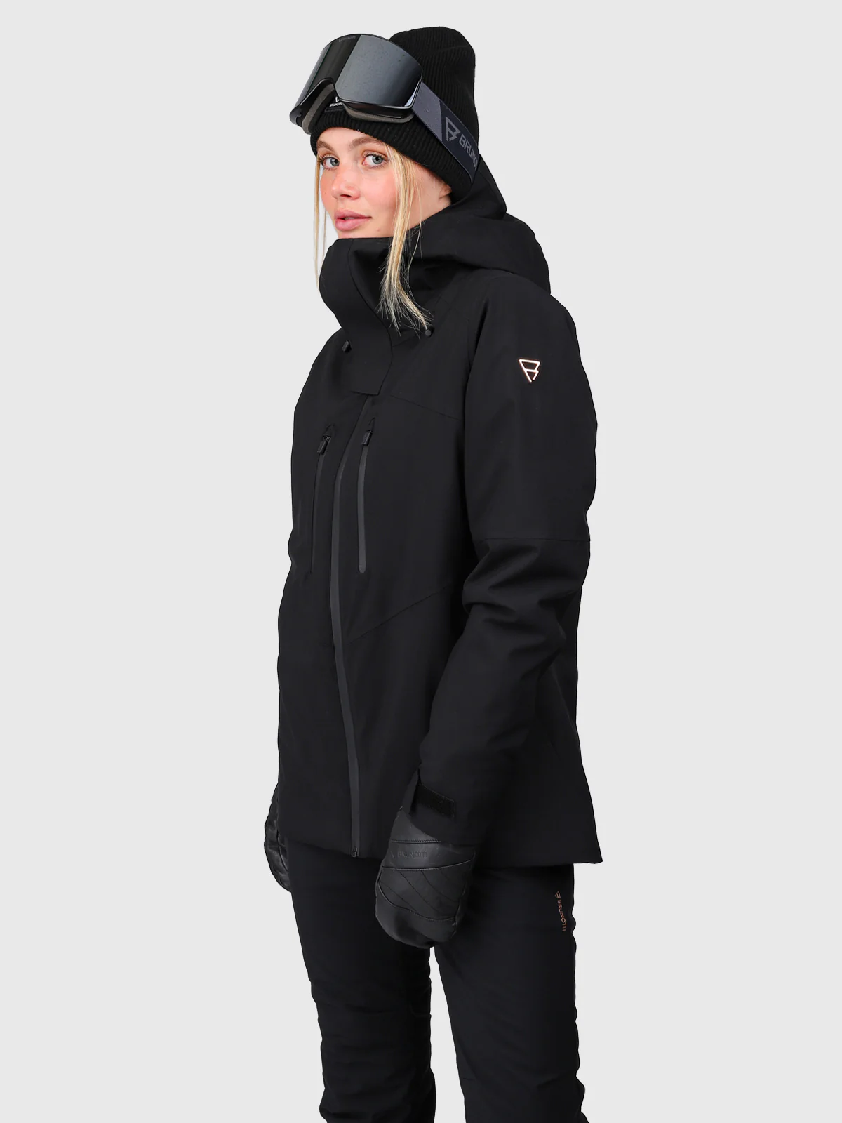 Avamena Women Snow Jacket | Black - Image 5