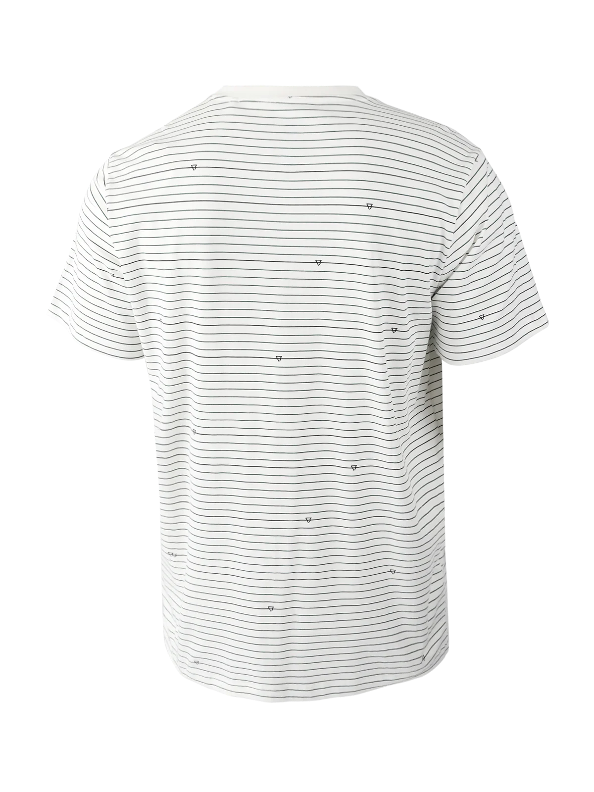 Axle-Stripe Men T-shirt | Snow - Image 8