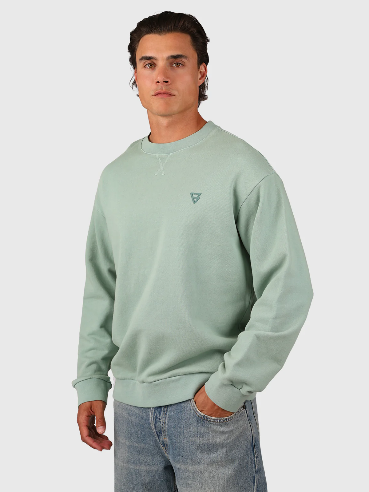 Beachwash Men Sweater | Bottle Green - Image 4