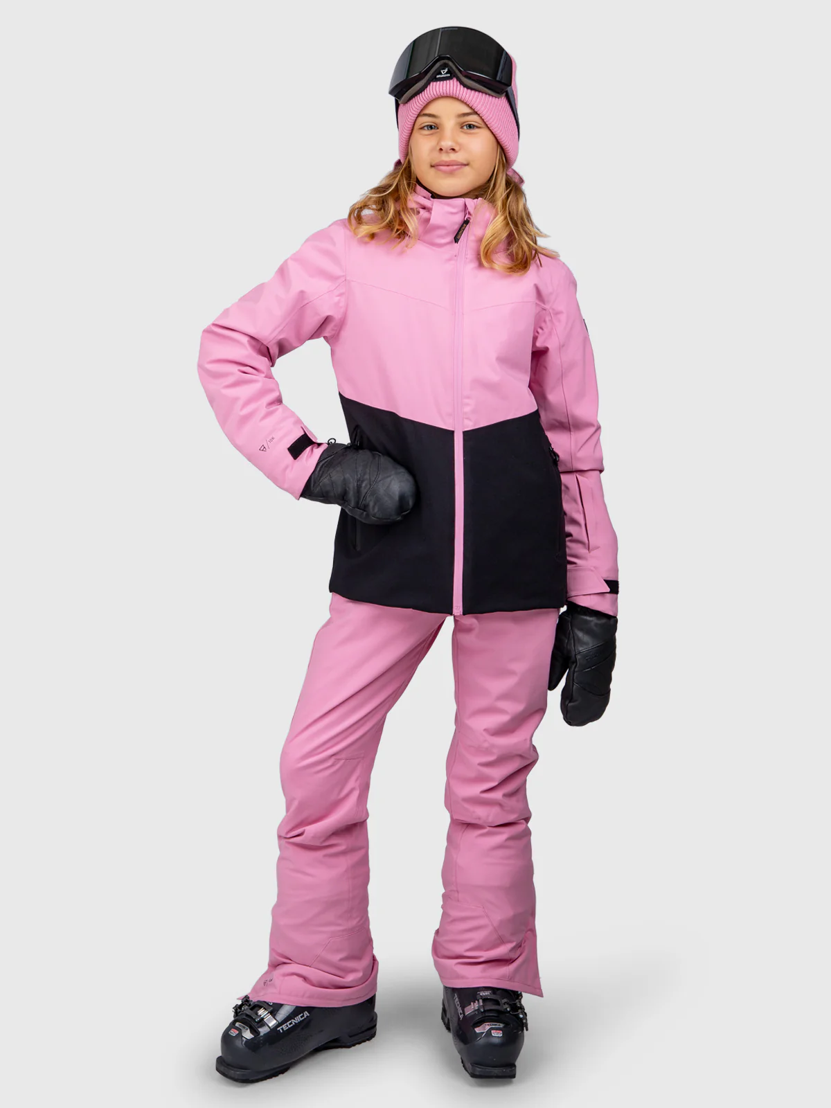 Bellacarvy Girls Snow Pants | Dusty Pink - Image 2