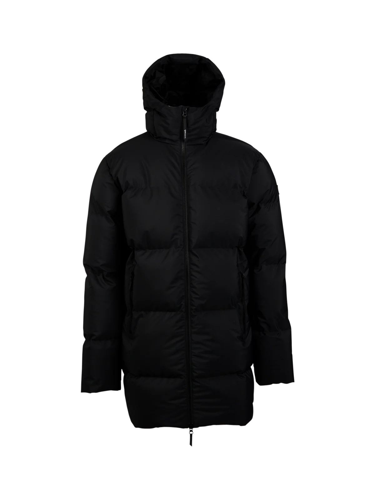 Bigmain Men Long Puffer Jacket | Black - Image 9