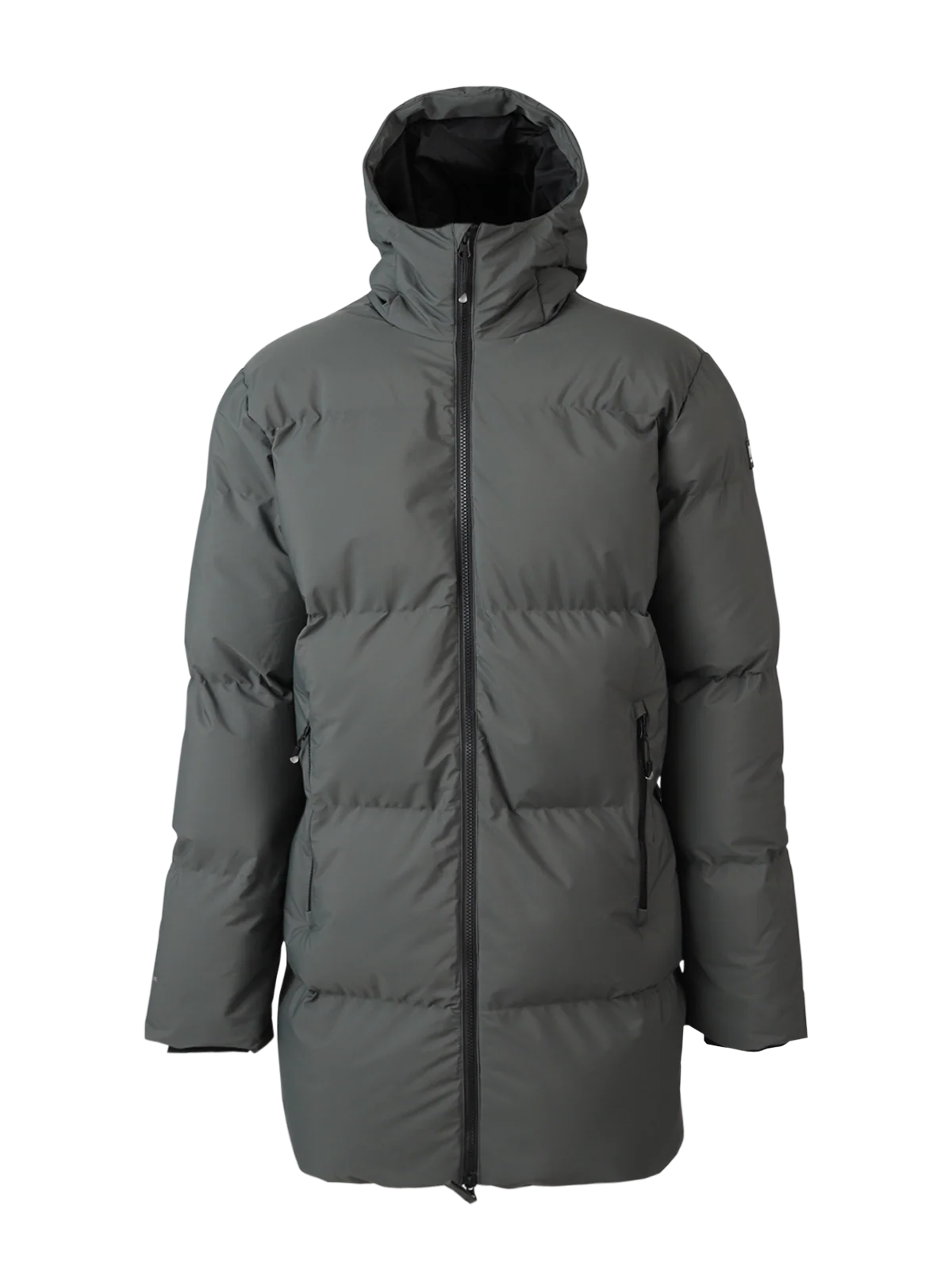 Bigmain Men Long Puffer Jacket | Mud Green - Image 10
