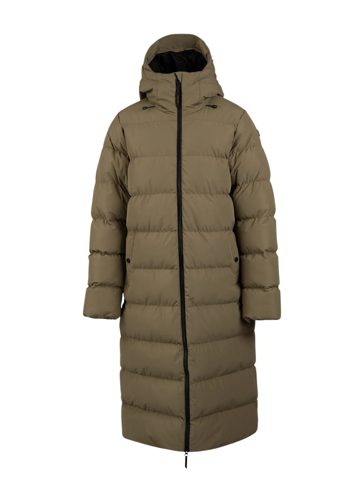 Bigsur Women Long Puffer Jacket | Dusky Green - Image 7