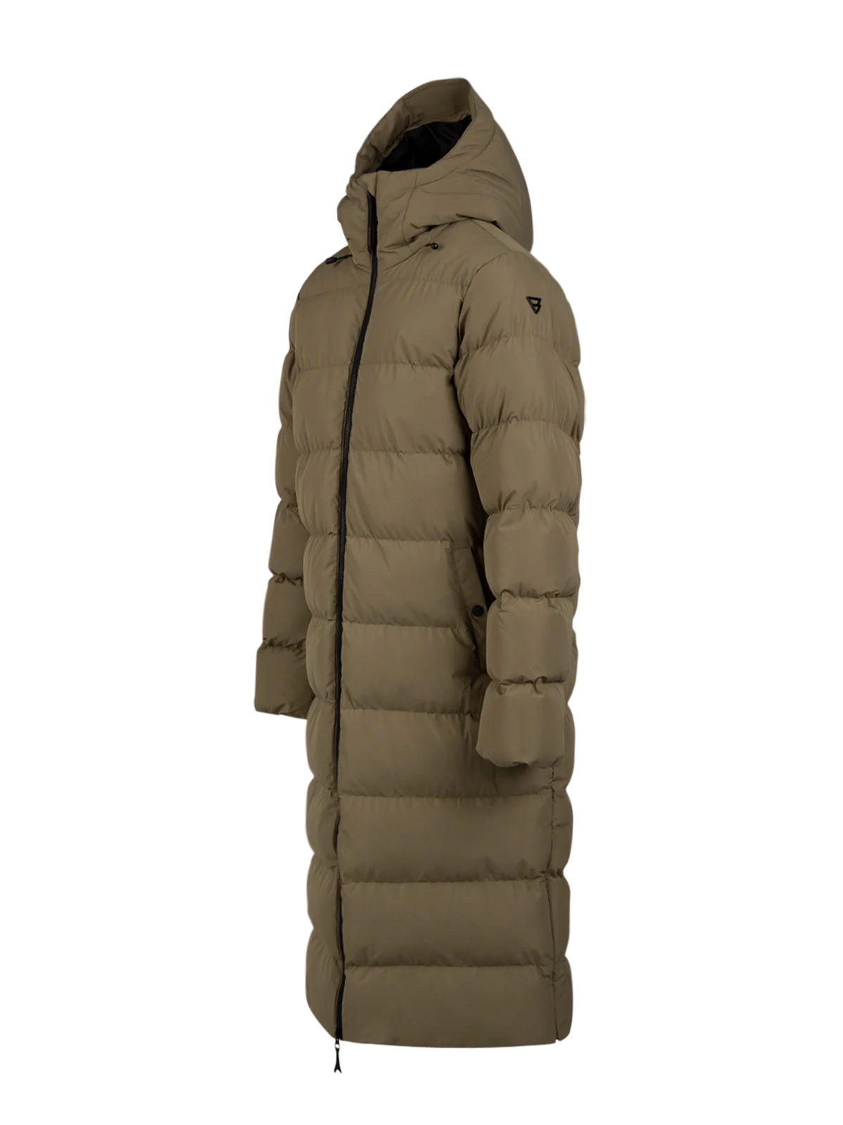Bigsur Women Long Puffer Jacket | Dusky Green - Image 9