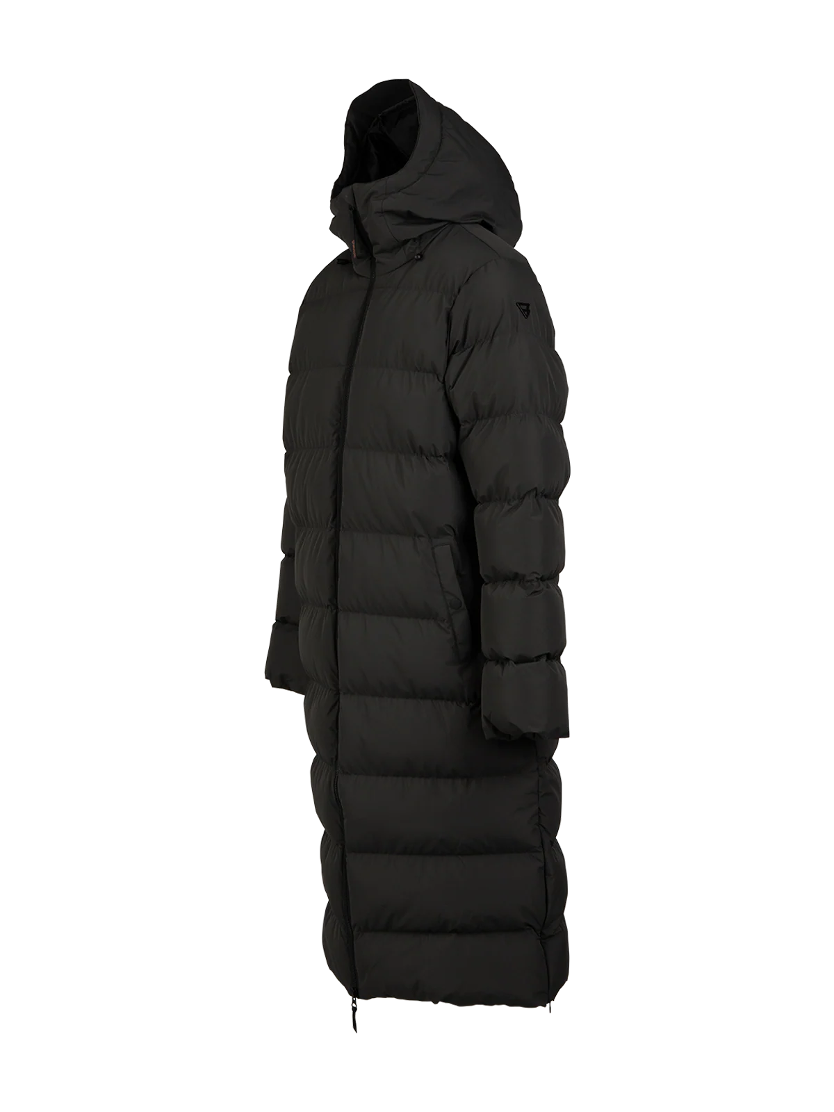 Bigsur Women Long Puffer Jacket | Pirate Black - Image 9
