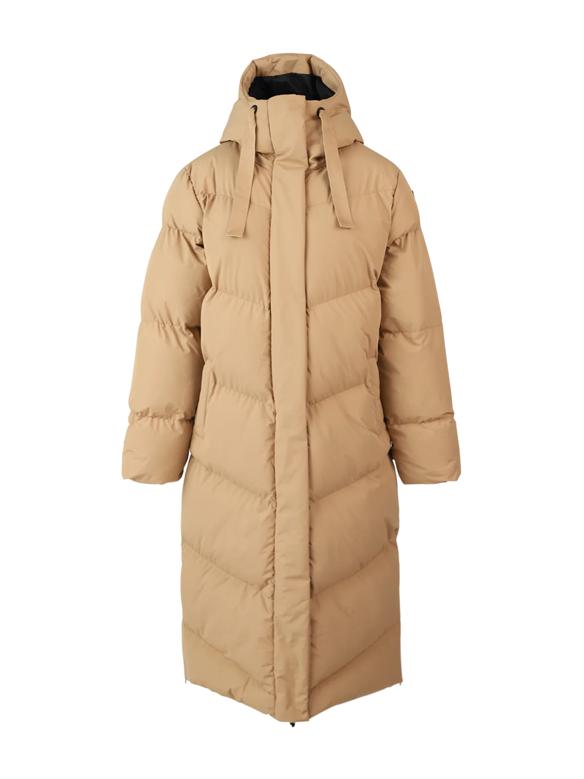 Bigsury Women Long Puffer Coat | Desert - Image 13