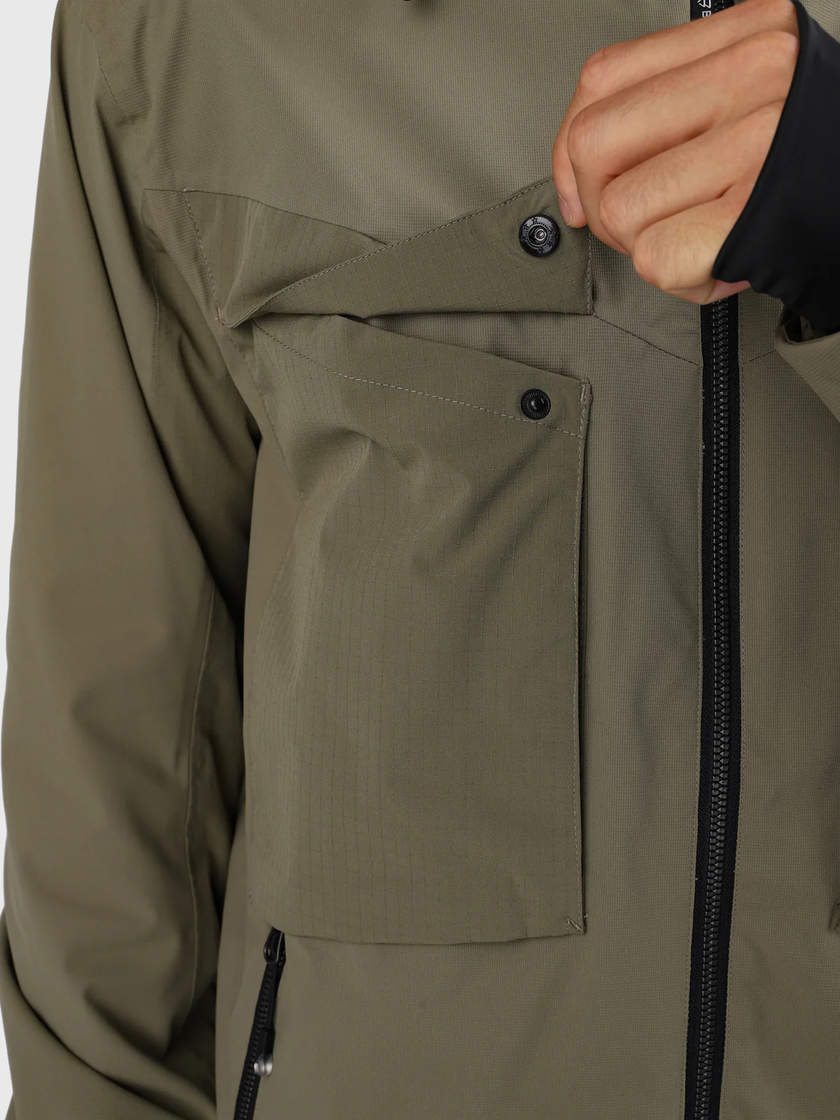 Bodish Men Snow Jacket | Dusky Green - Image 12