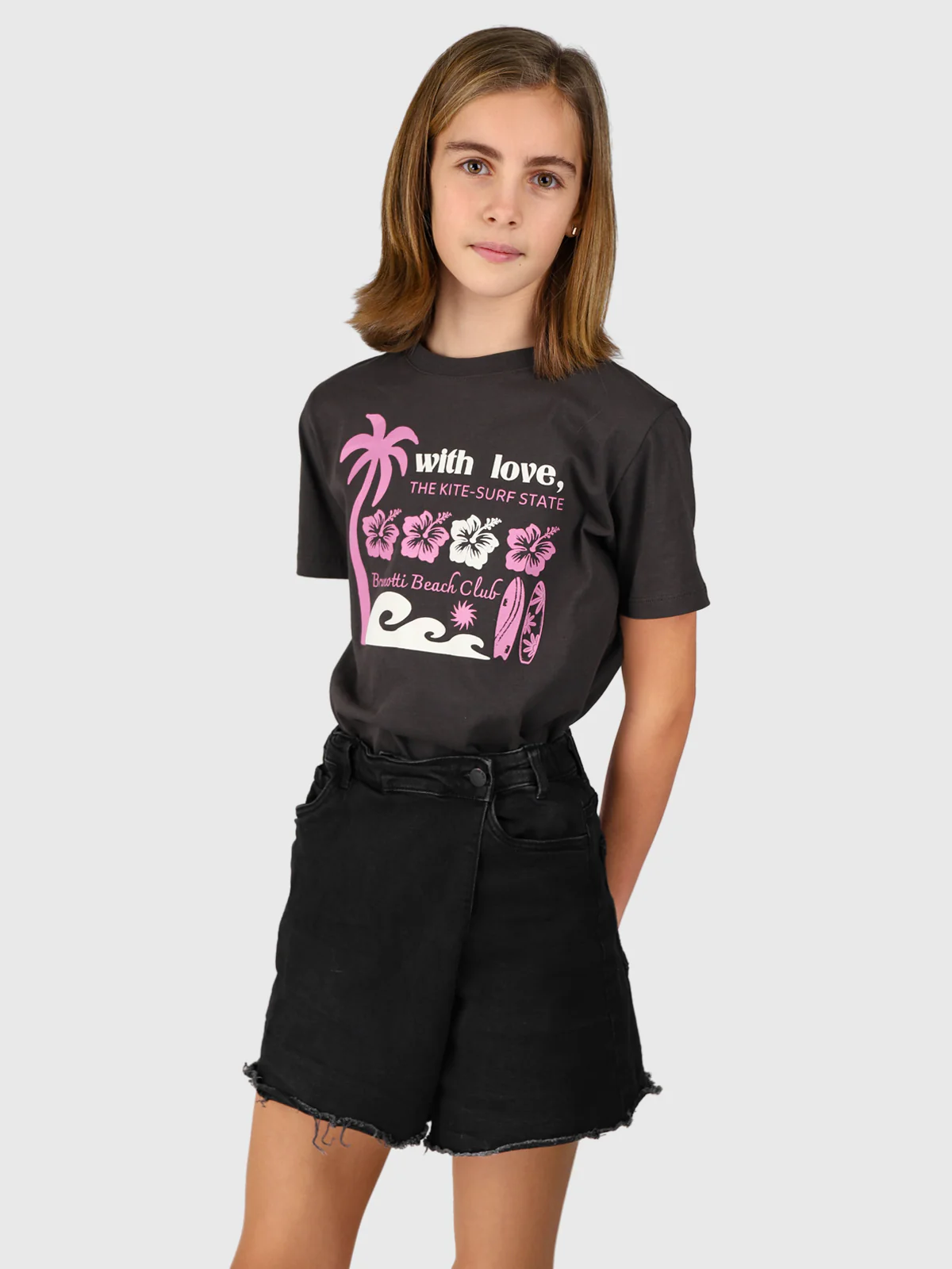 Braey Girls T-shirt | Pirate Black - Image 3