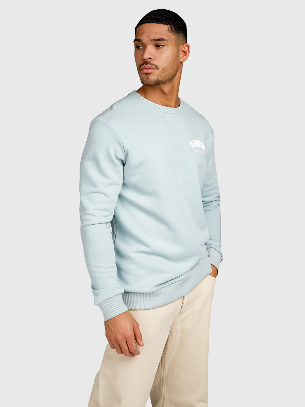Bronson Men Sweater | Mist - Image 4