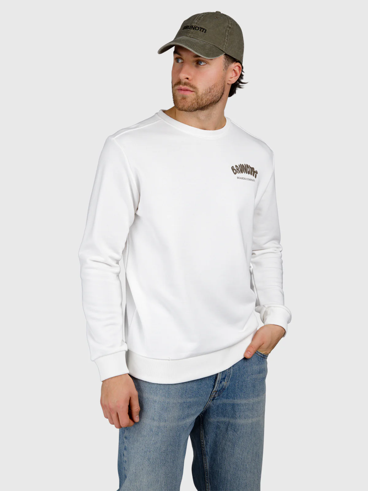 Bronson Men Sweater | Snow - Image 2