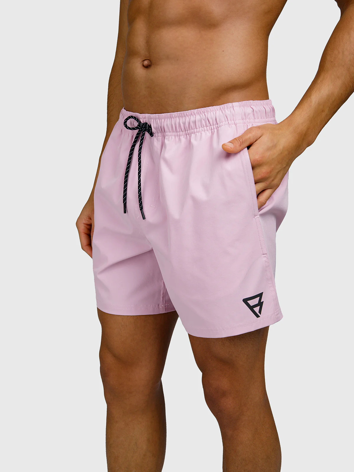 Bru-conic Men Swim Shorts | Mauve Mist - Image 6