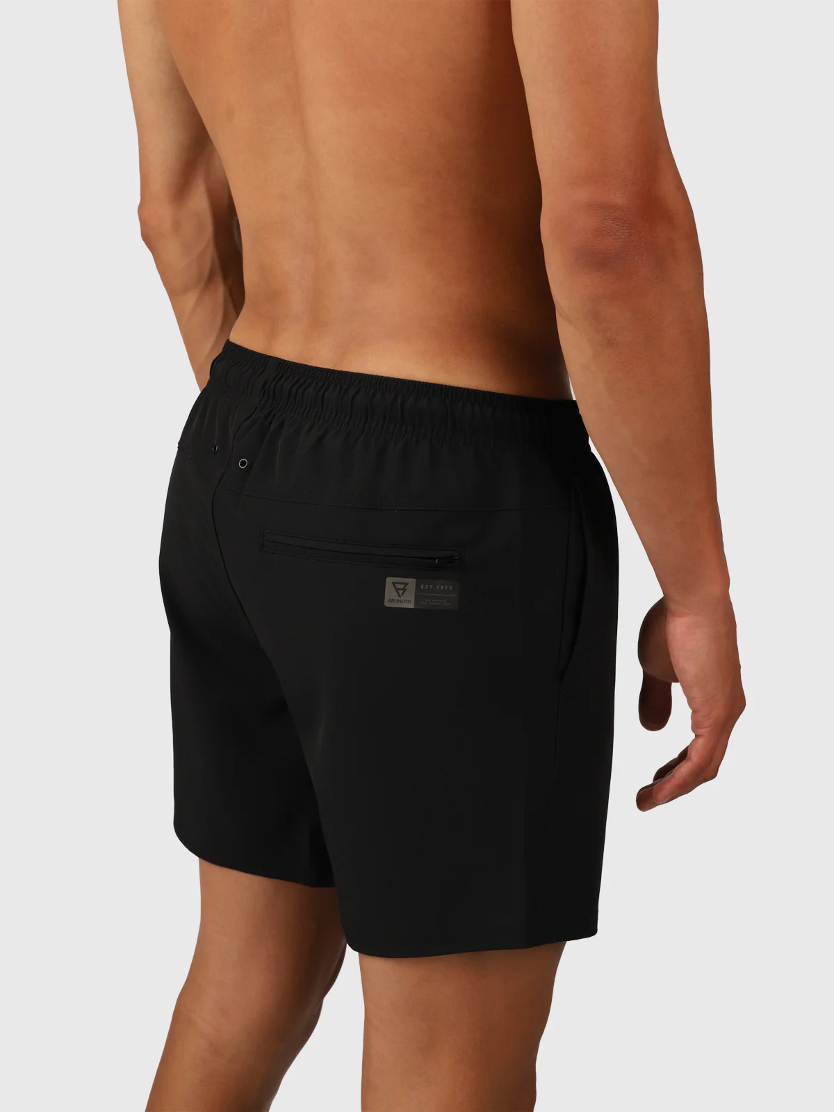 Bru-conic Men Swim Shorts | Black - Image 8