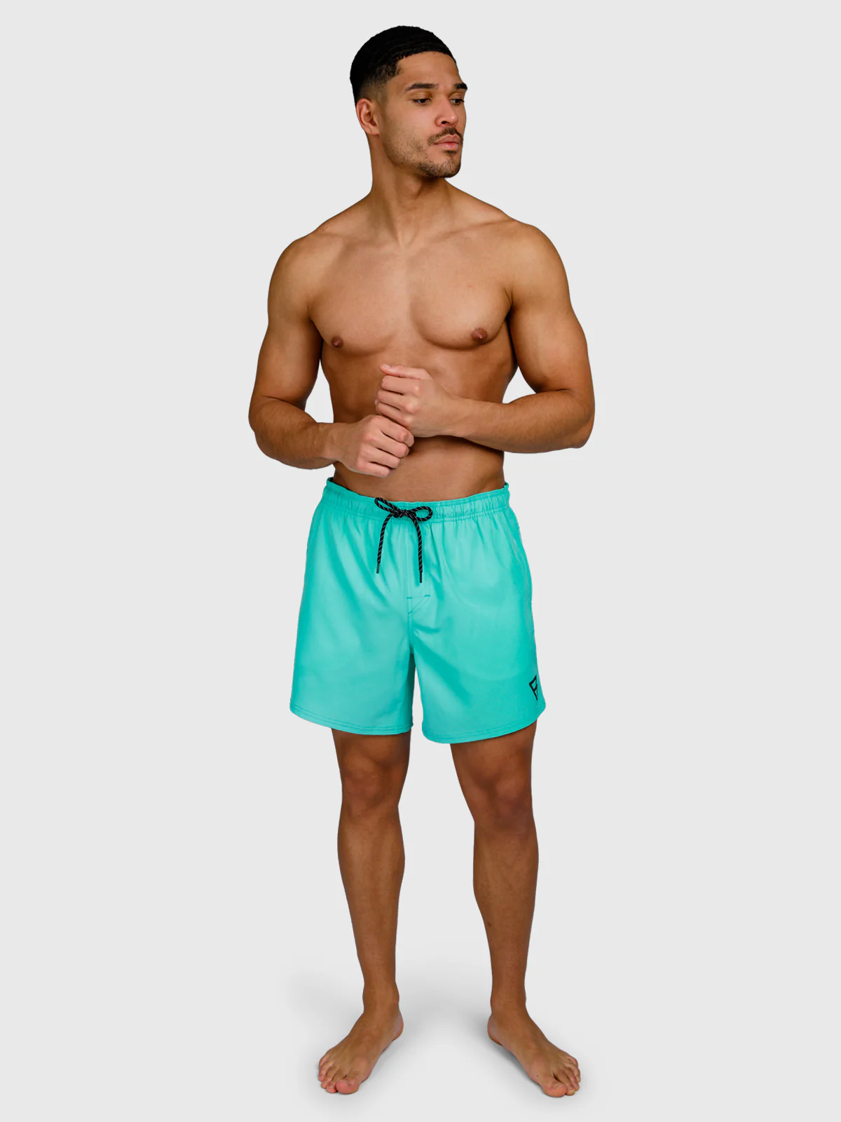 Bru-conic Men Swim Shorts | Carribean Green - Image 6
