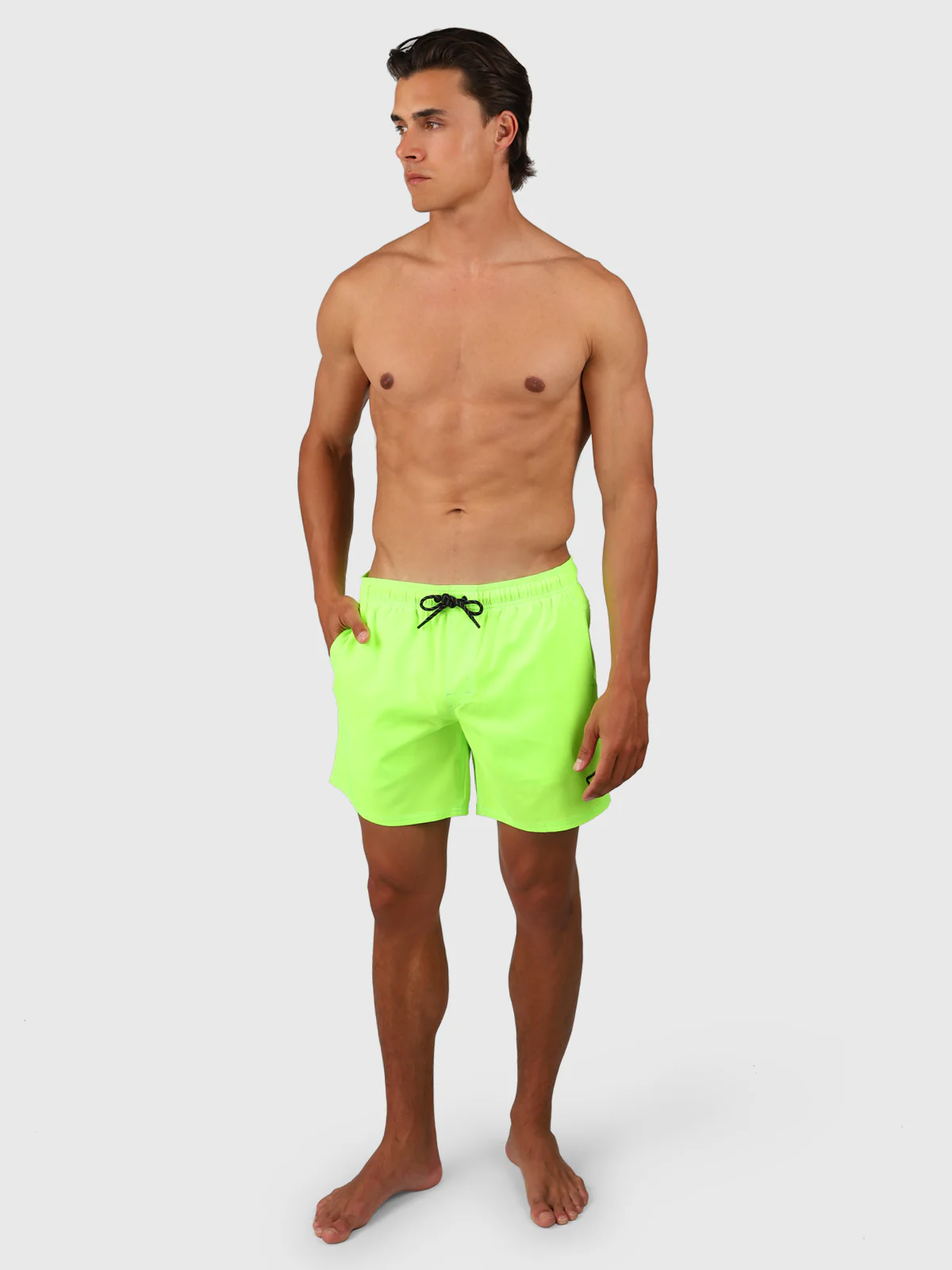 Bru-conic Men Swim Shorts | Neon Green - Image 6