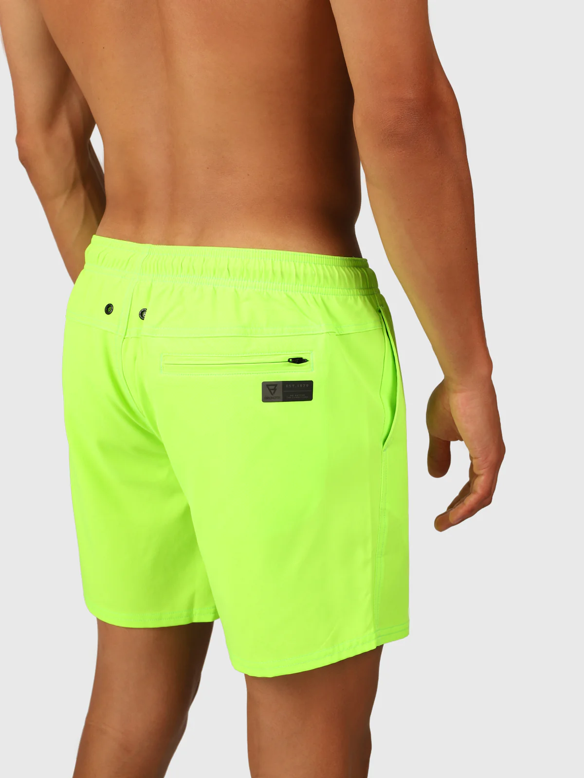 Bru-conic Men Swim Shorts | Neon Green - Image 8