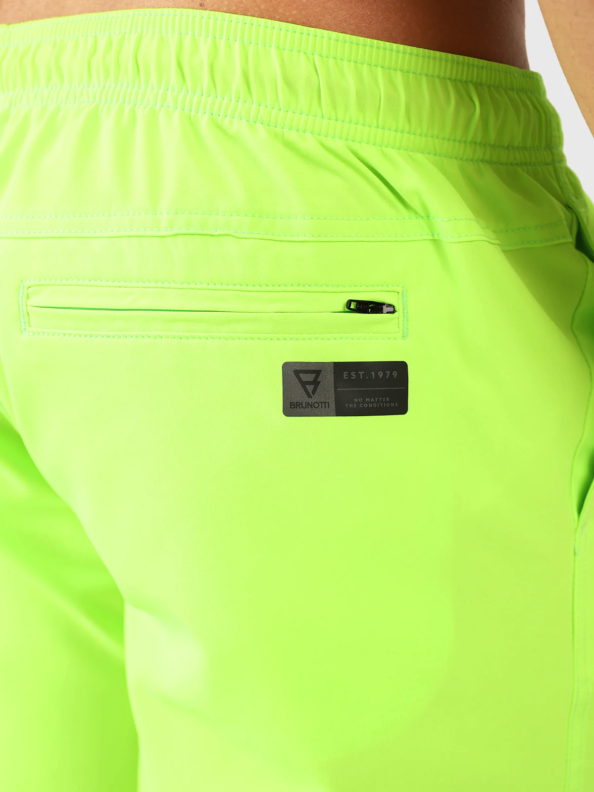 Bru-conic Men Swim Shorts | Neon Green - Image 9