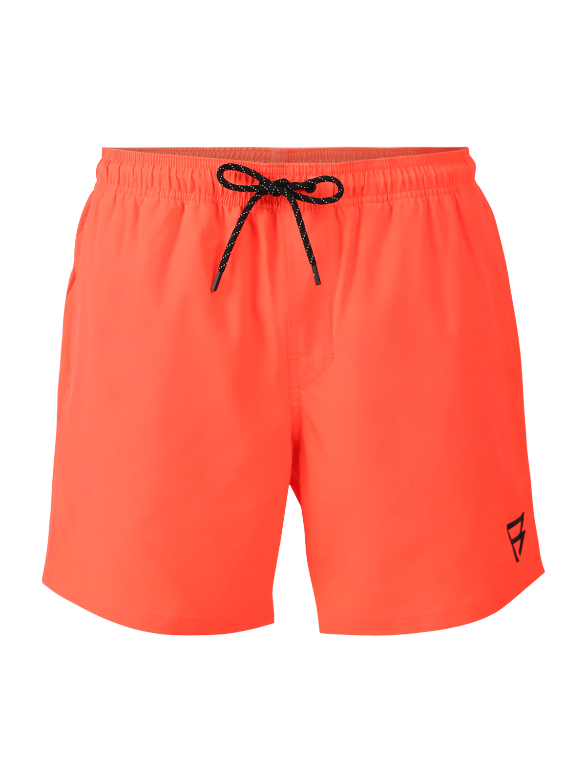 Bru-conic Men Swim Shorts | Neon Orange - Image 9