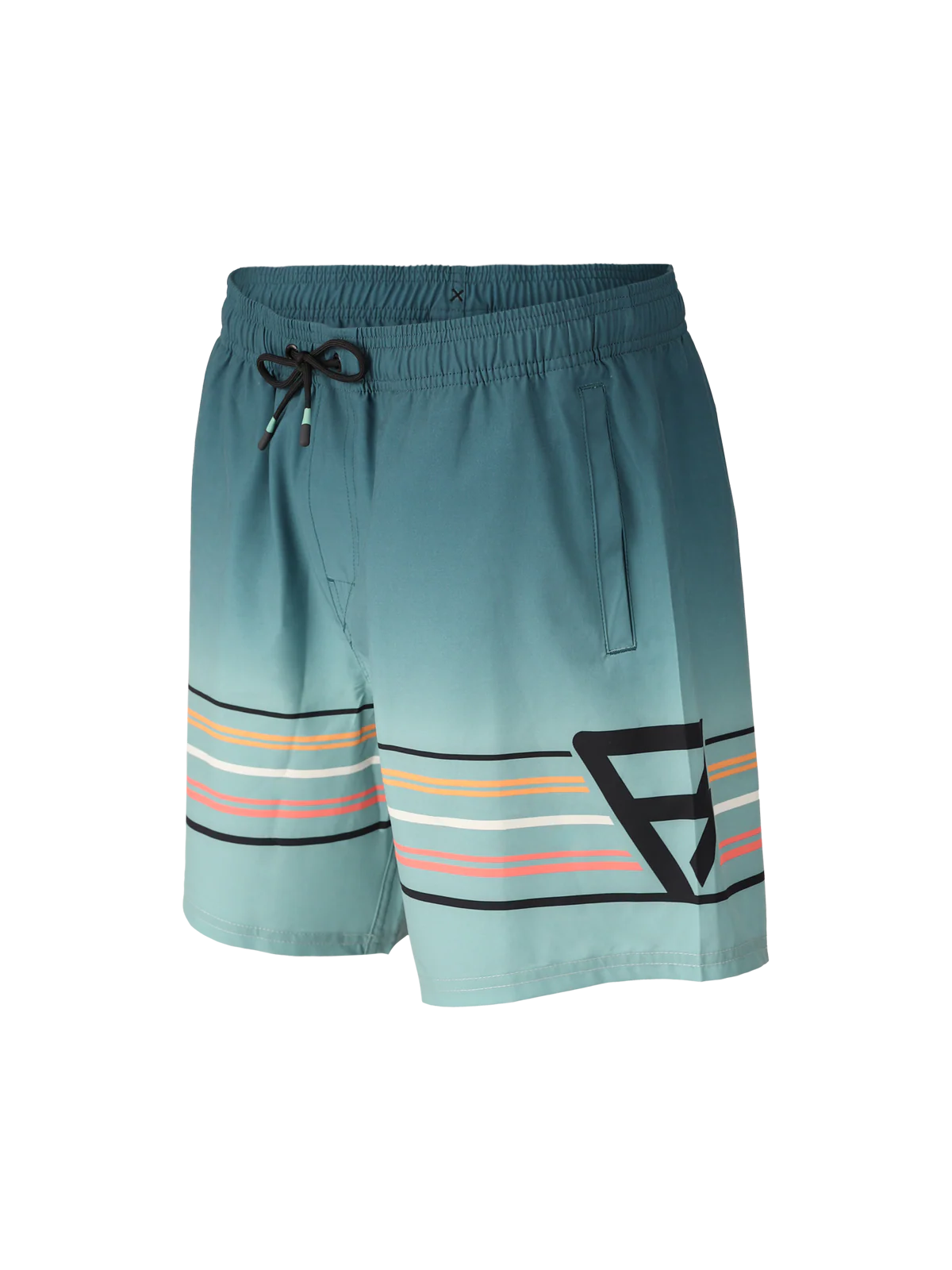 Bru-conic-Stripe Men Swim Shorts | Bottle Green - Image 10