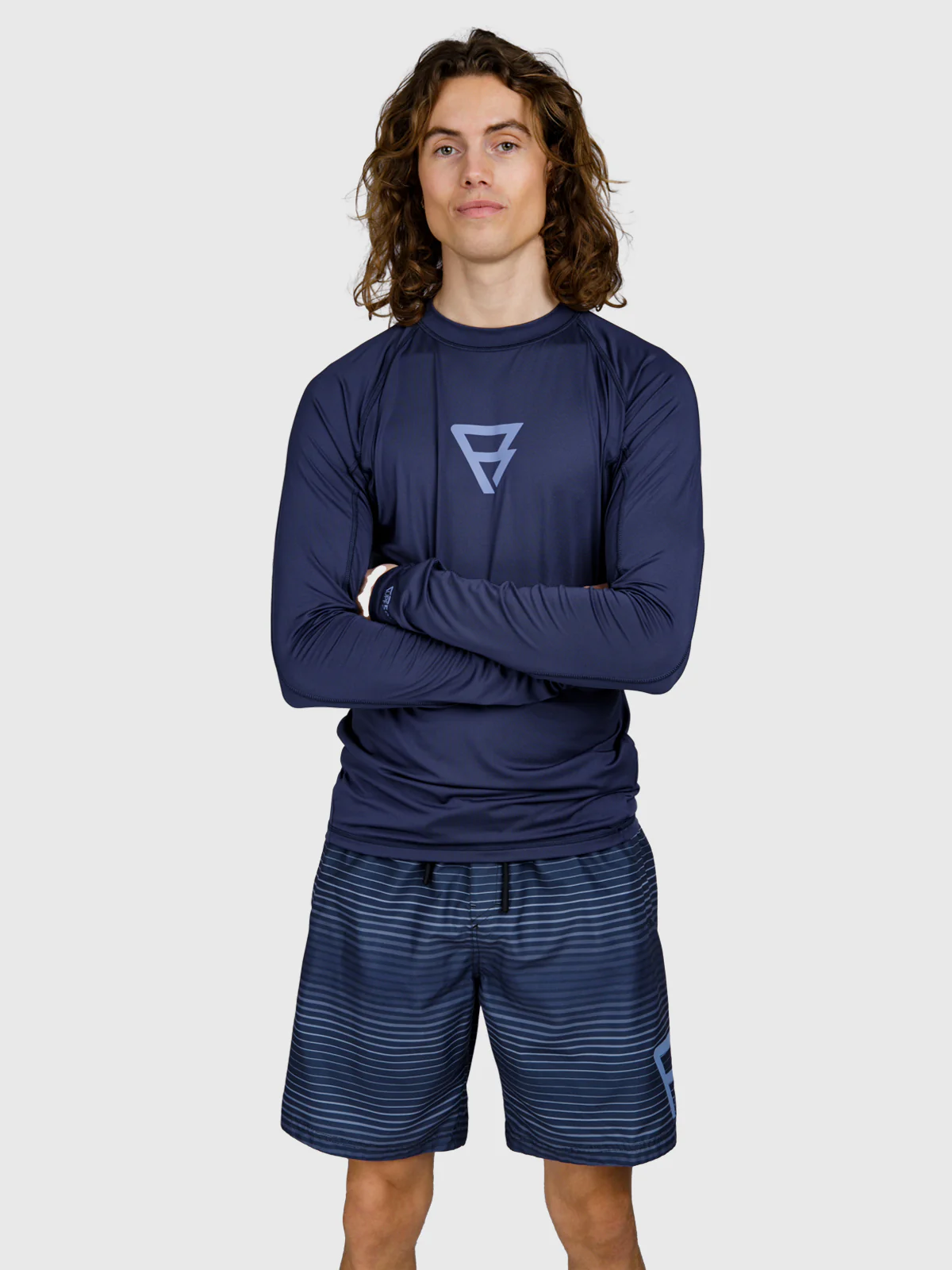 Brushield Men Rashguard | Indigo Blue