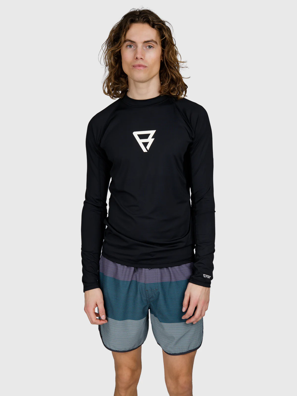 Brushield Men Rashguard | Black