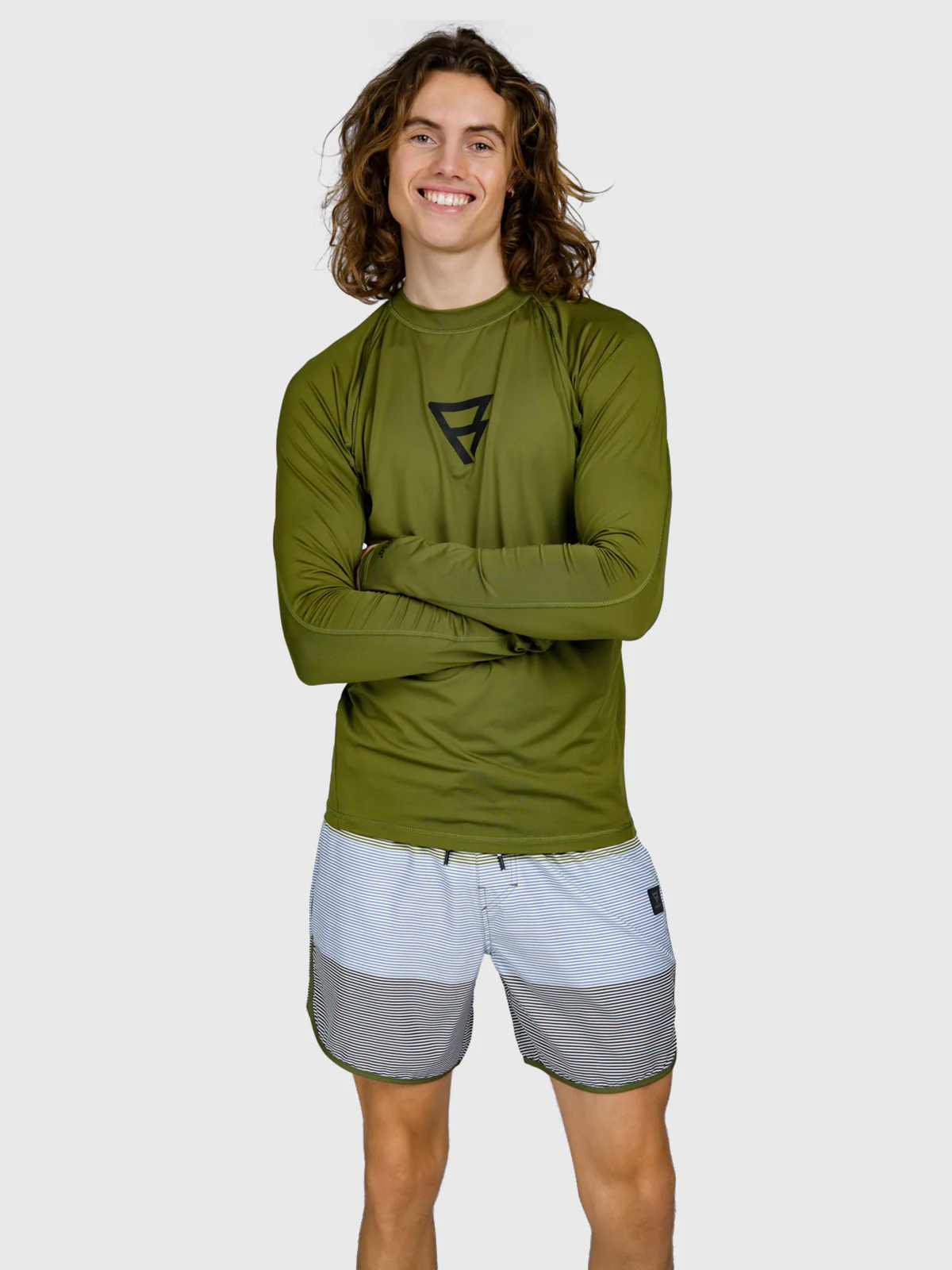 Brushield Men Rashguard | Mayfly