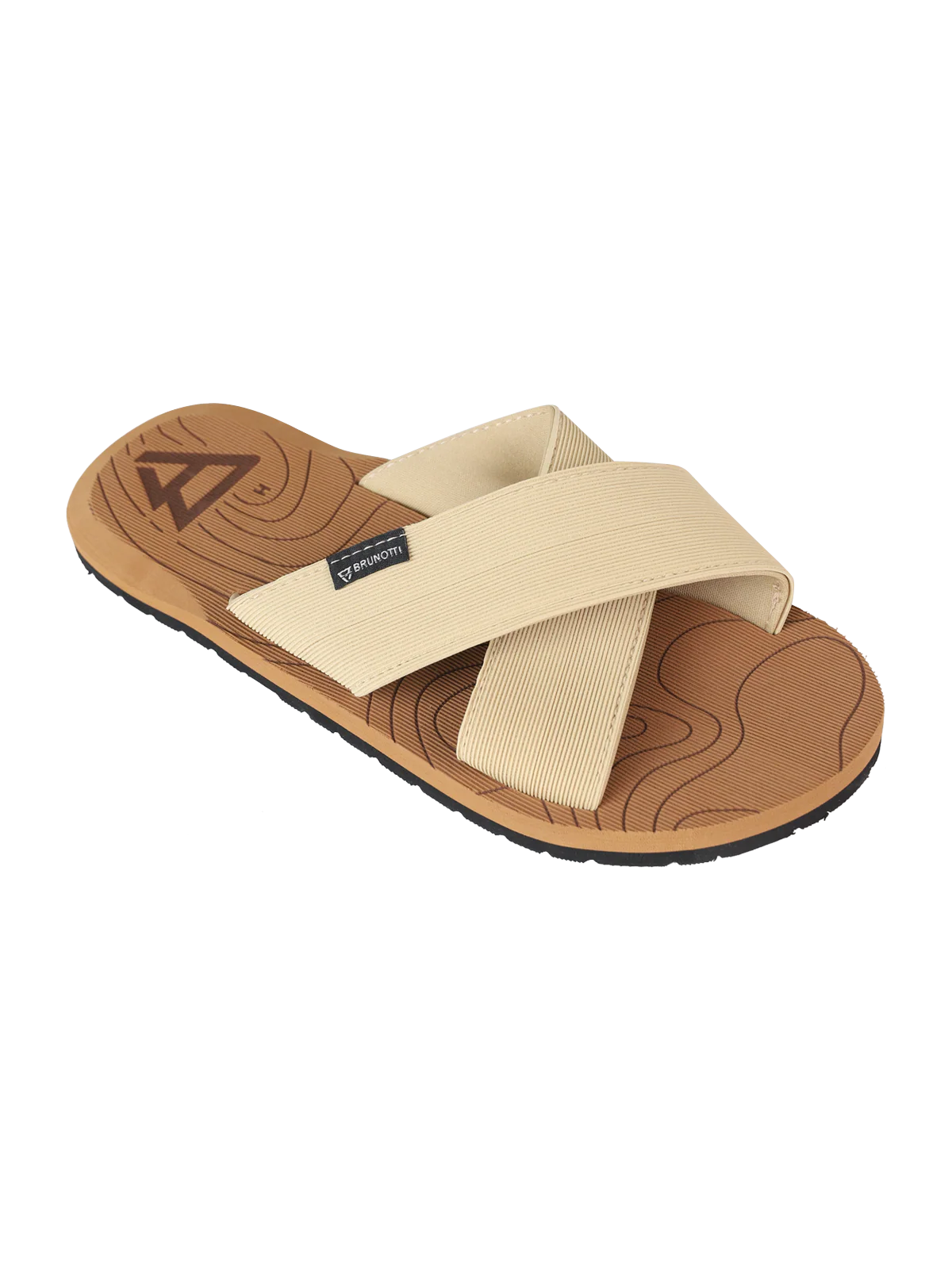 Capu Mannu Cross Men Flip Flops | Sand - Image 2