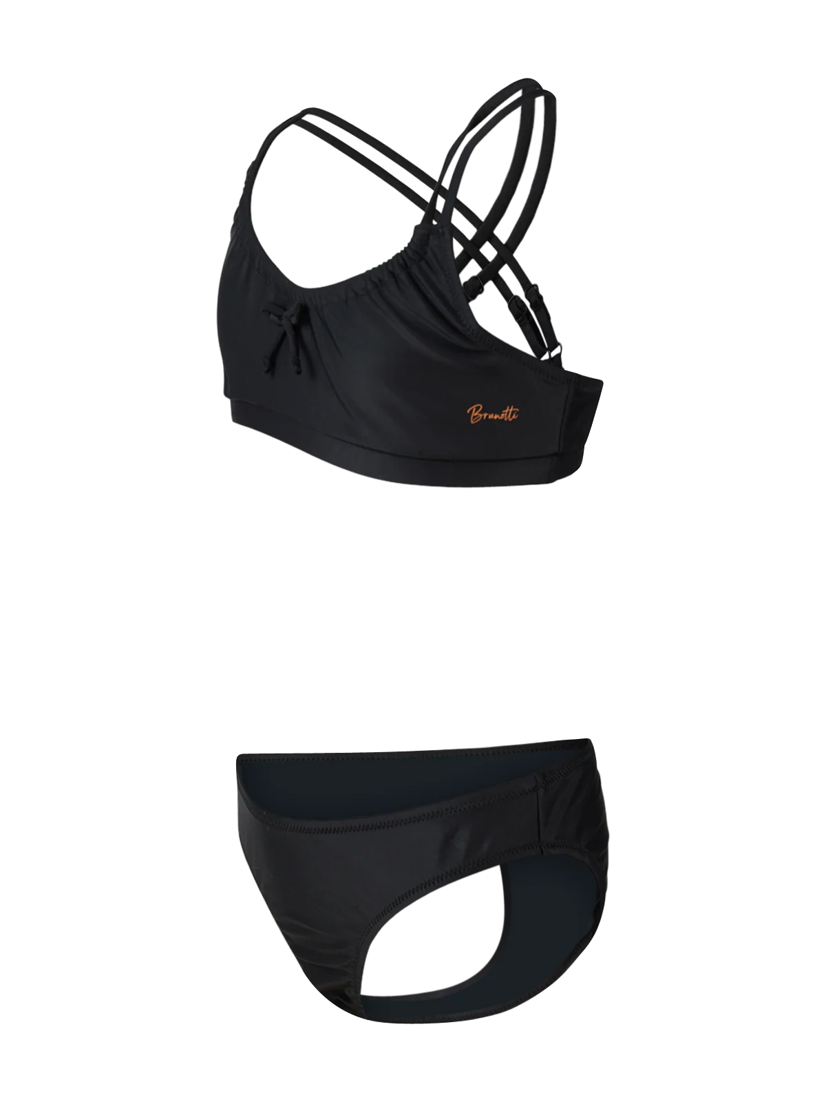 Ceralia Girls Bralette Bikini Set | Black - Image 3