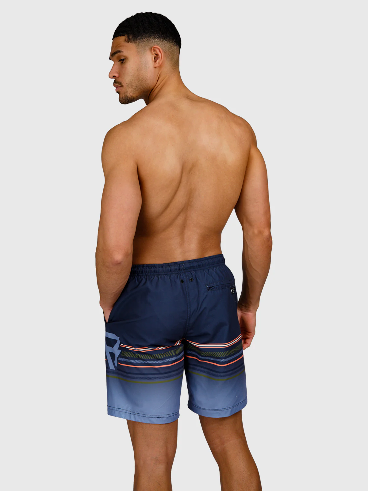 Cester-Long Men Swim Shorts | Indigo Blue - Image 2
