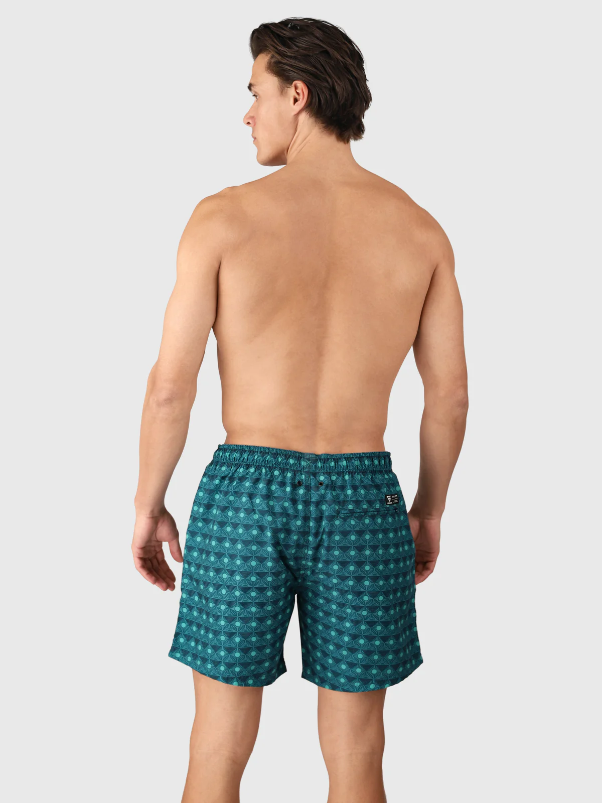 Cester-Mini Men Swim Shorts | Memories Of The Sun Fuel Green - Image 2