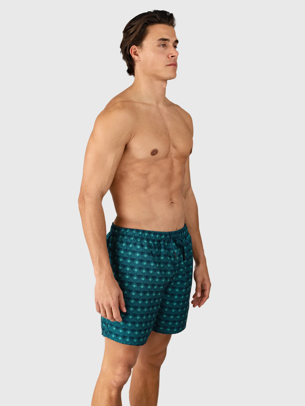 Cester-Mini Men Swim Shorts | Memories Of The Sun Fuel Green - Image 3