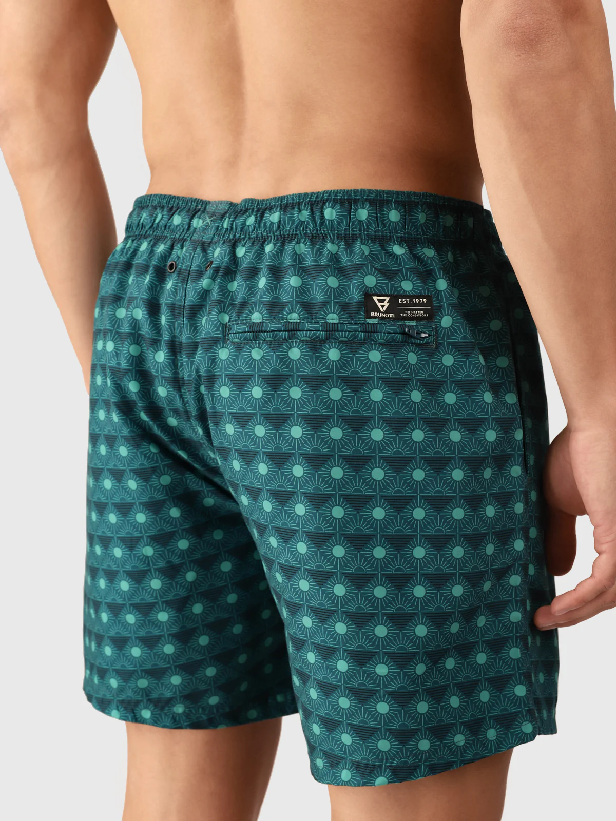 Cester-Mini Men Swim Shorts | Memories Of The Sun Fuel Green - Image 7