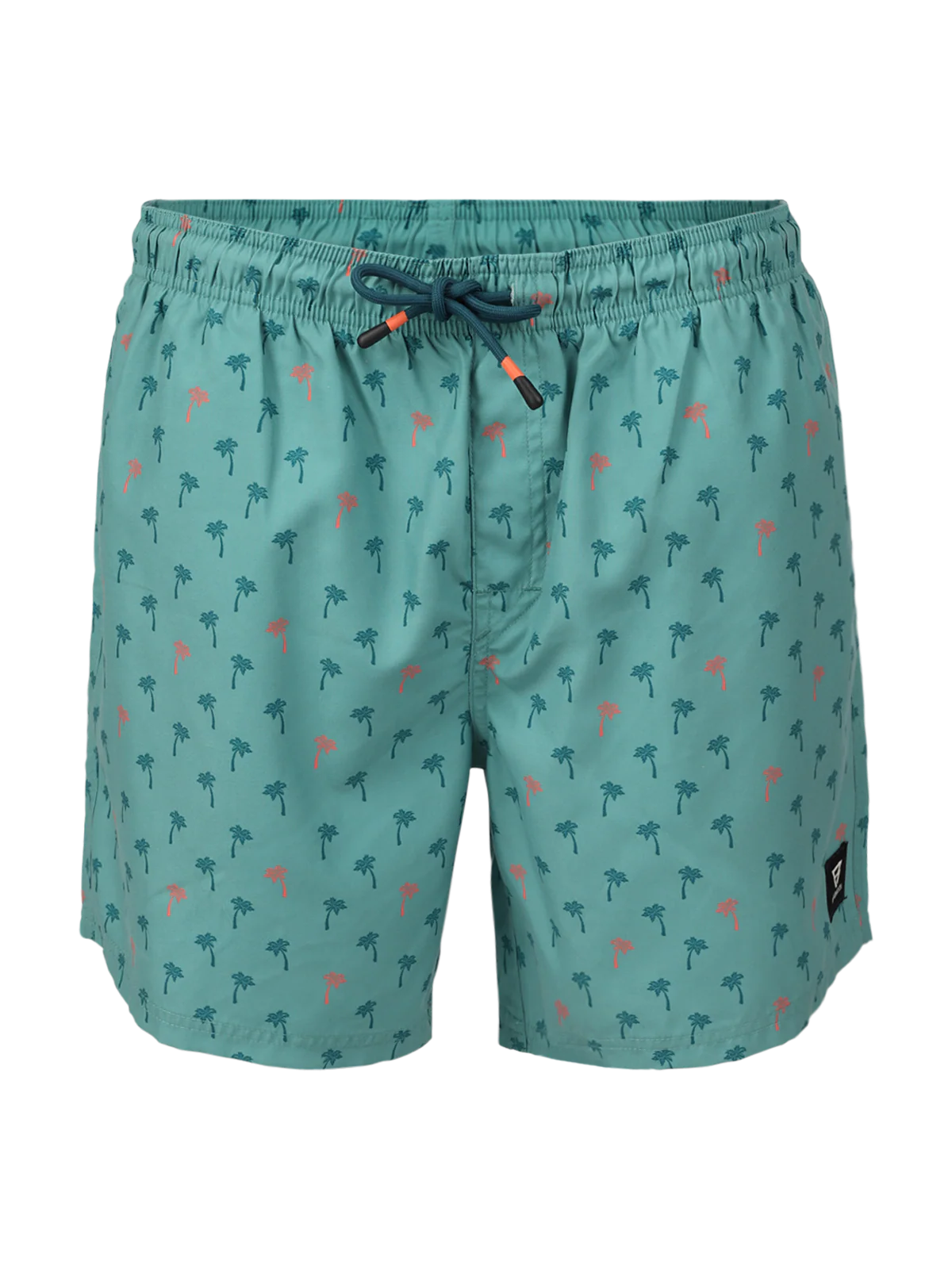 Cester-Mini Men Swim Shorts | Mini Palm Aqua Bottle Green - Image 9