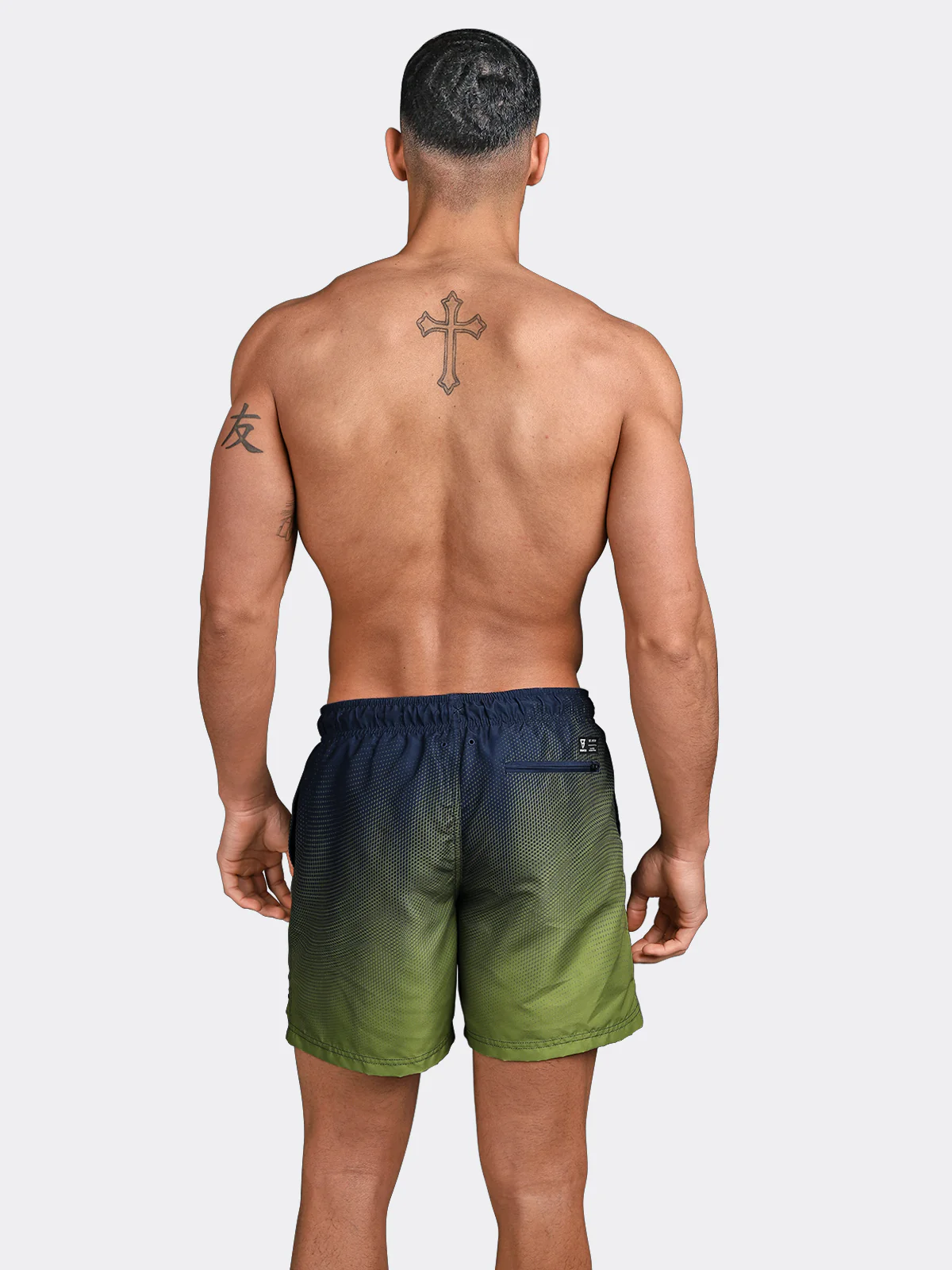 Cester-Panel Print Men Swim Shorts | Mayfly - Image 3