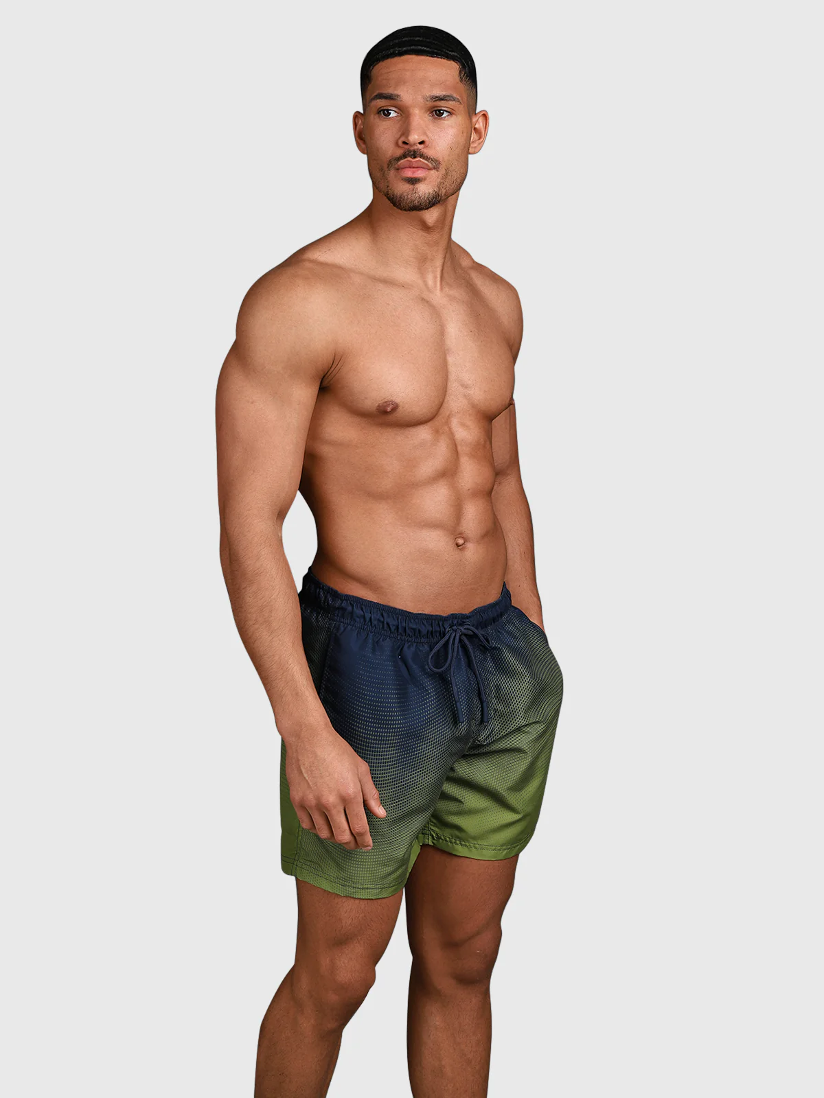 Cester-Panel Print Men Swim Shorts | Mayfly - Image 4
