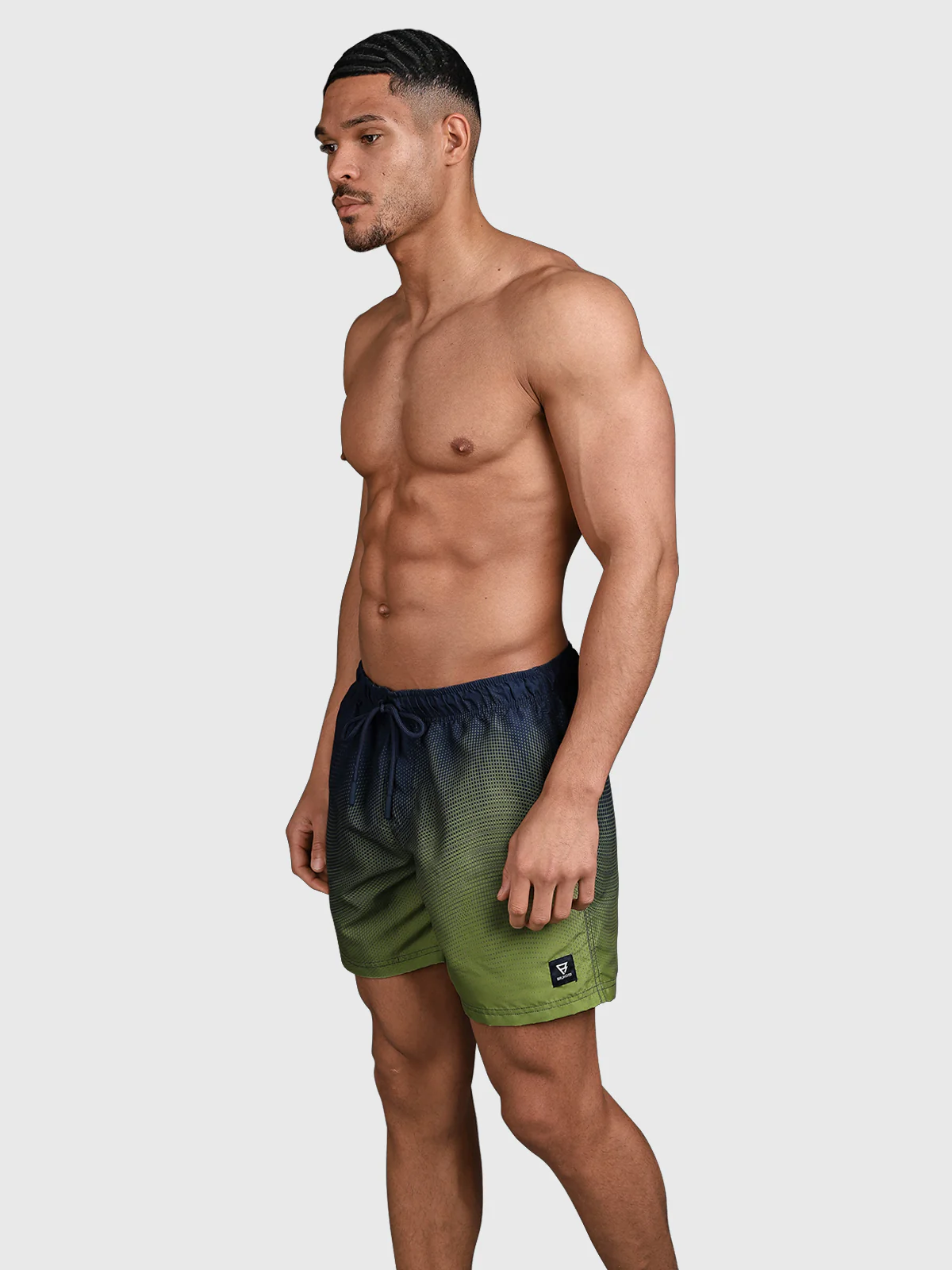 Cester-Panel Print Men Swim Shorts | Mayfly - Image 5