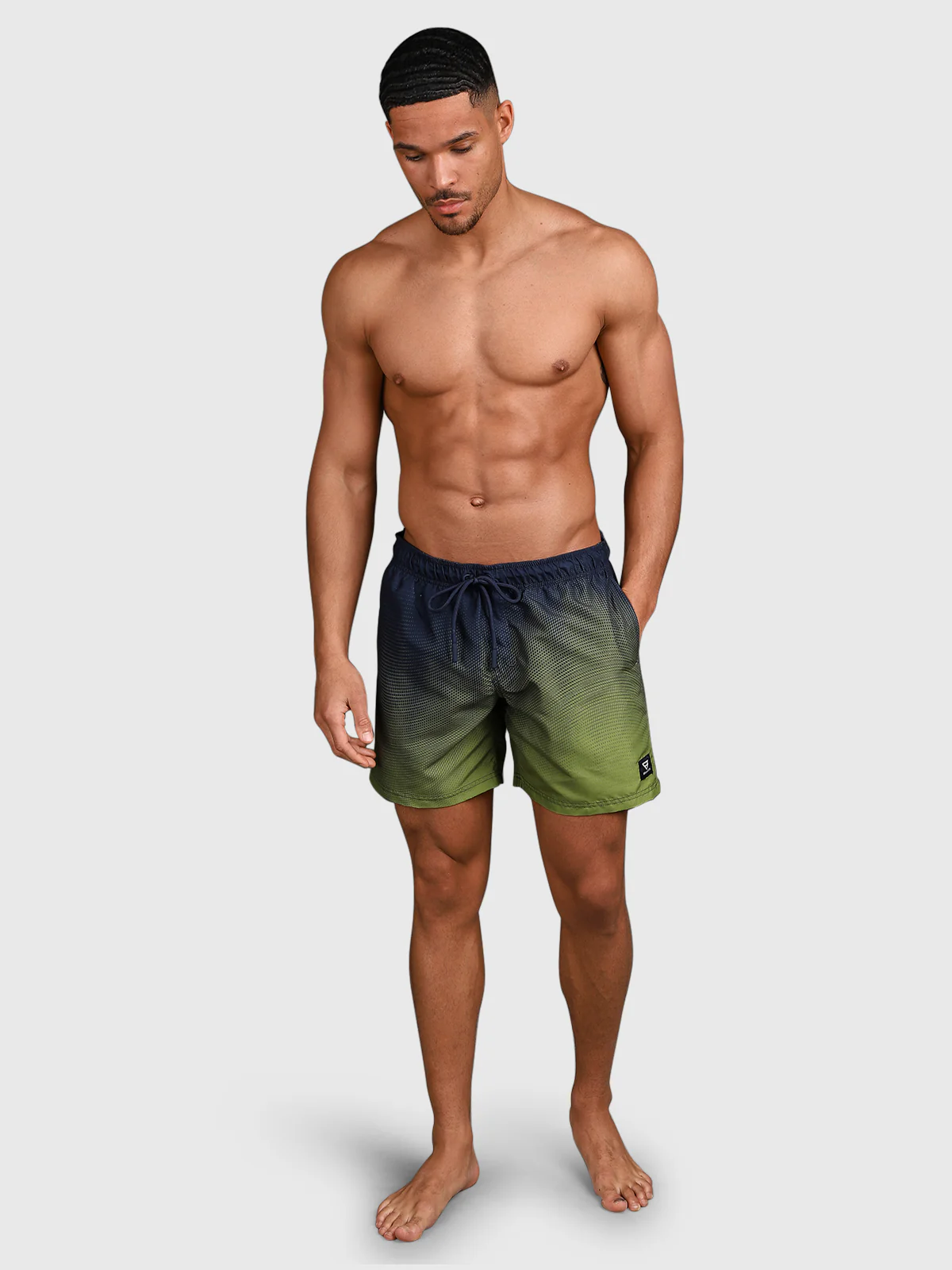 Cester-Panel Print Men Swim Shorts | Mayfly - Image 6